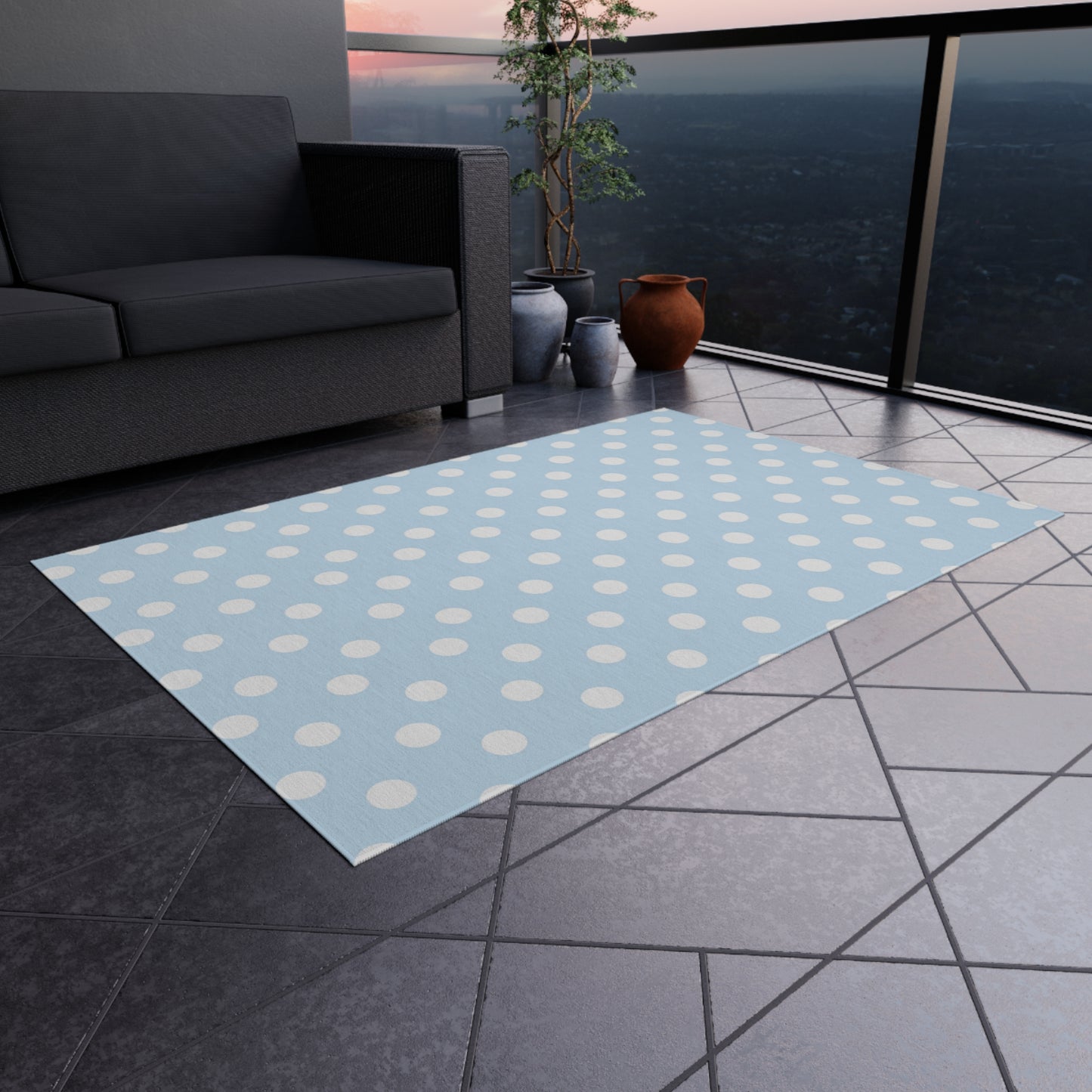 Chenille Outdoor Rug with No-Skid Backing Cozy Outdoor Carpet Patio Decor Gazebo Rug Pool Area Decor Outdoor Kitchen Carpet