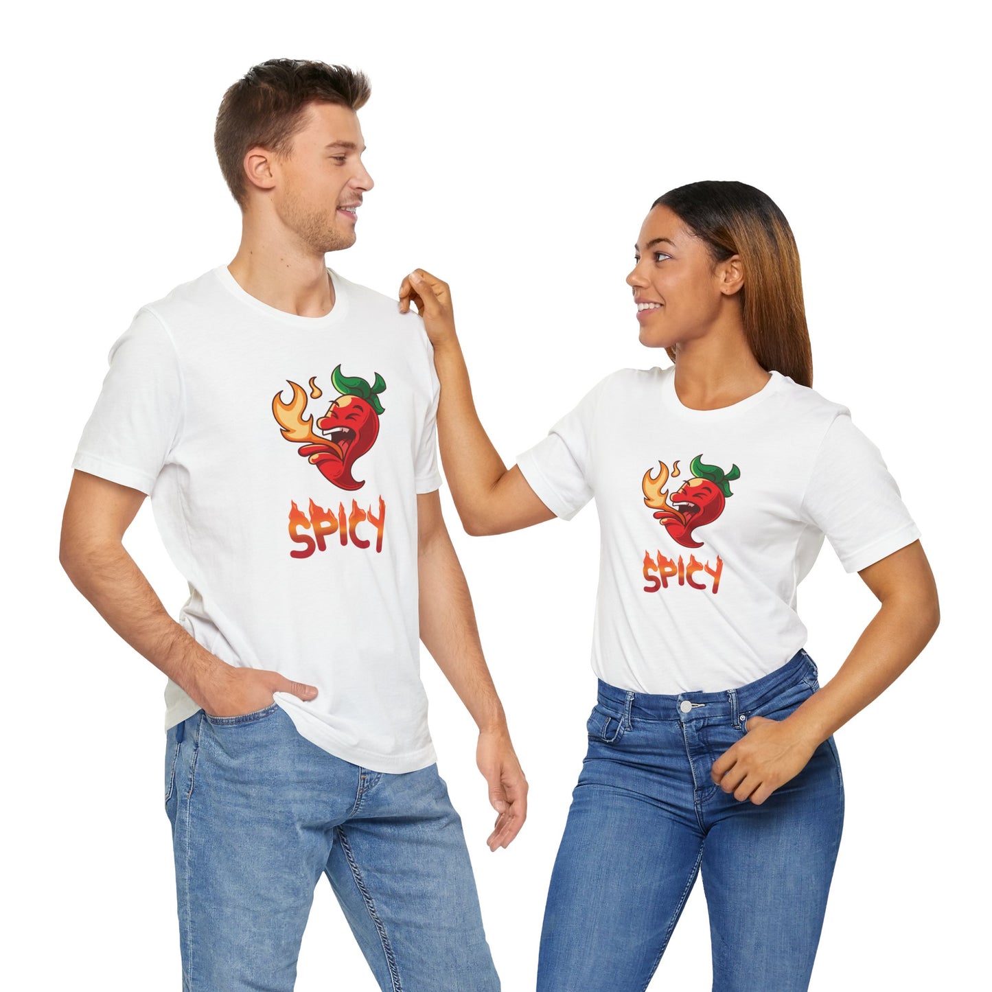Spicy Pepper T-Shirt | Unique Unisex Funny Foodie Shirt | Spicy Food Lover Veggie Gift |
