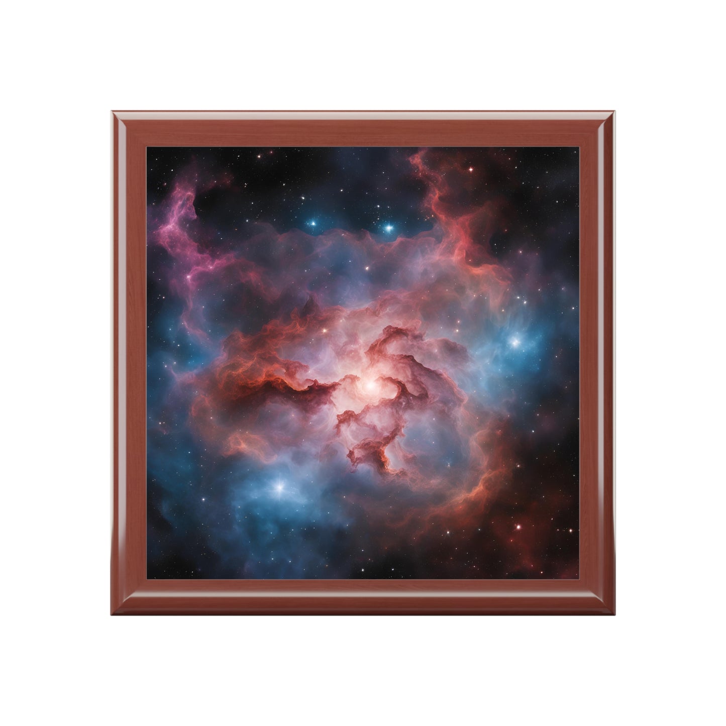 Unique Celestial Art Print Cosmic Galaxy Design Jewelry Box Trinket Box Bedroom Dresser Decor Vanity Gift Box - 3 colors to choose from