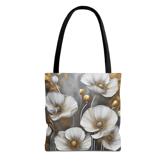 Floral Design Field of Flowers Tote Floral Grocery Wildflower Shopping Bag Cottage Core Gift Bag Boho Bag Poppy Tote Mom Gift