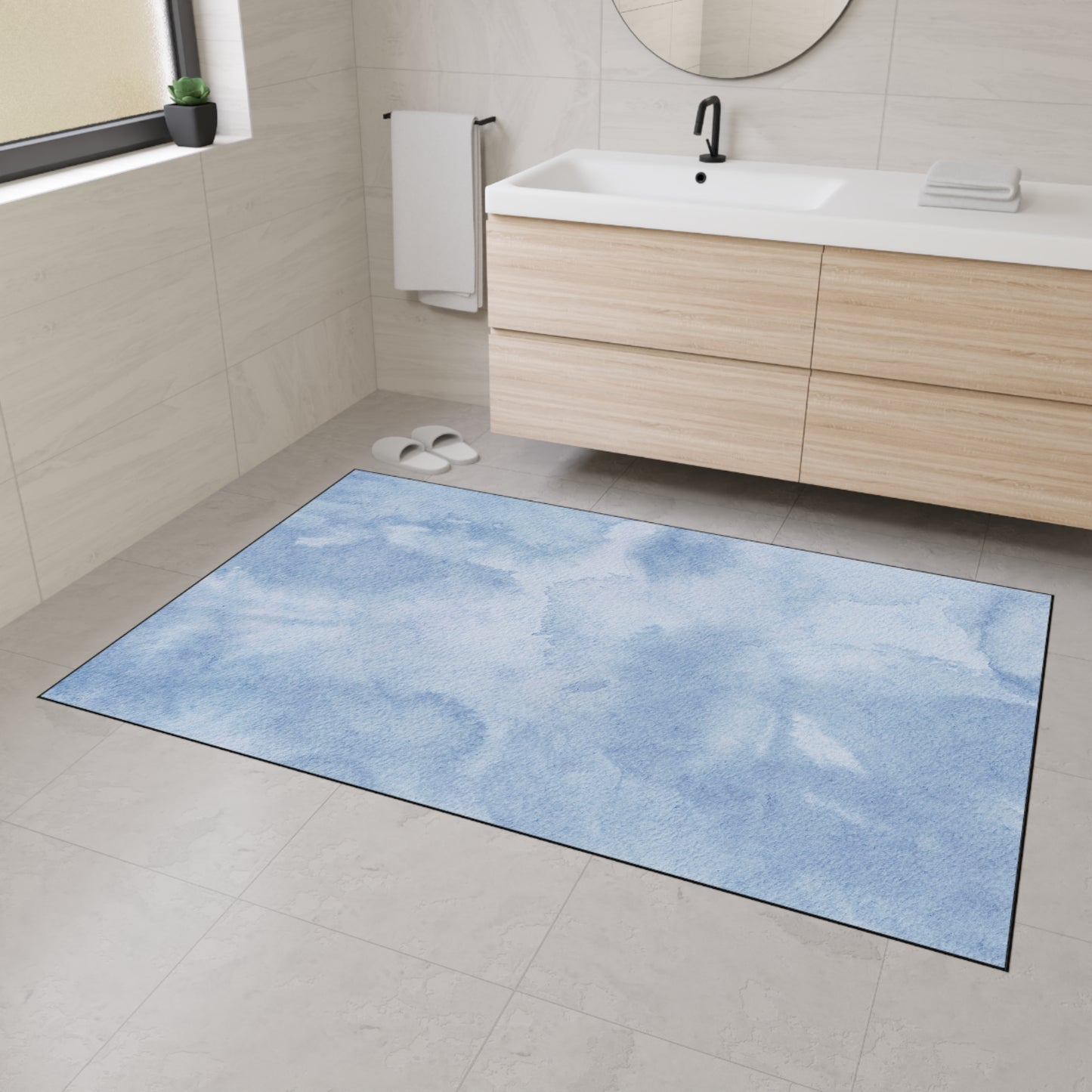 Decorative Heavy Duty Non-Slip Floor Mat Stylish Design Perfect for Entryway Kitchen Décor Garage Rug Coffee Bar Bathroom Floor Door Mat