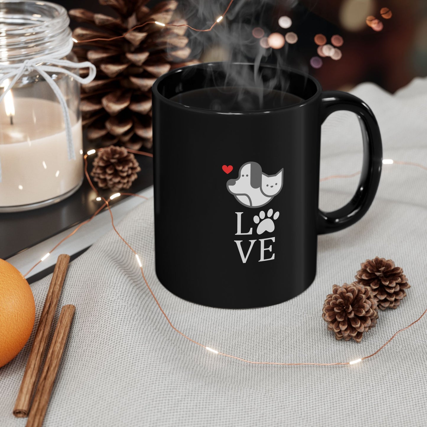 Dog and Cat Lover Coffee Mug Pet Lover Gift Animal Lover Gift Pet Parent Mug Fur Mama Gift
