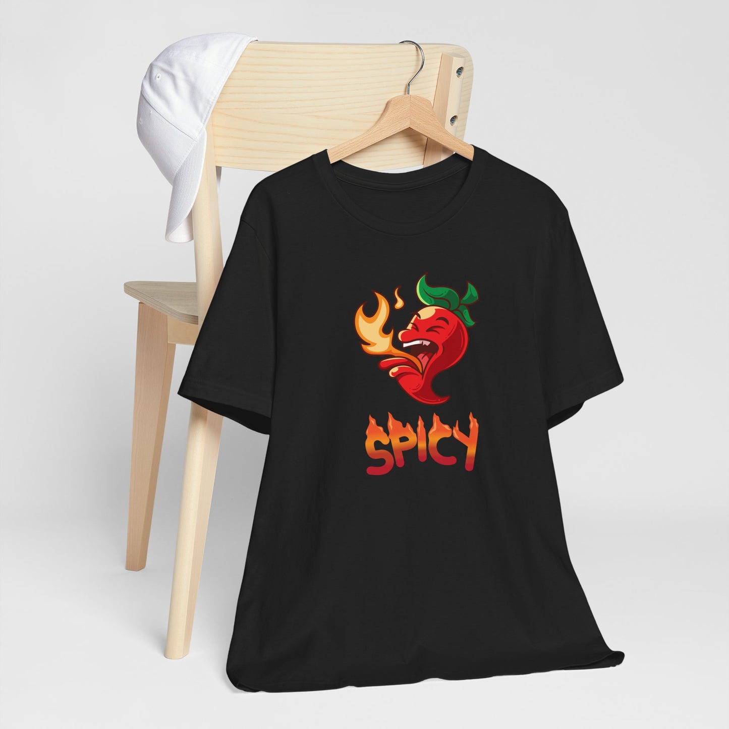 Spicy Pepper T-Shirt | Unique Unisex Funny Foodie Shirt | Spicy Food Lover Veggie Gift |