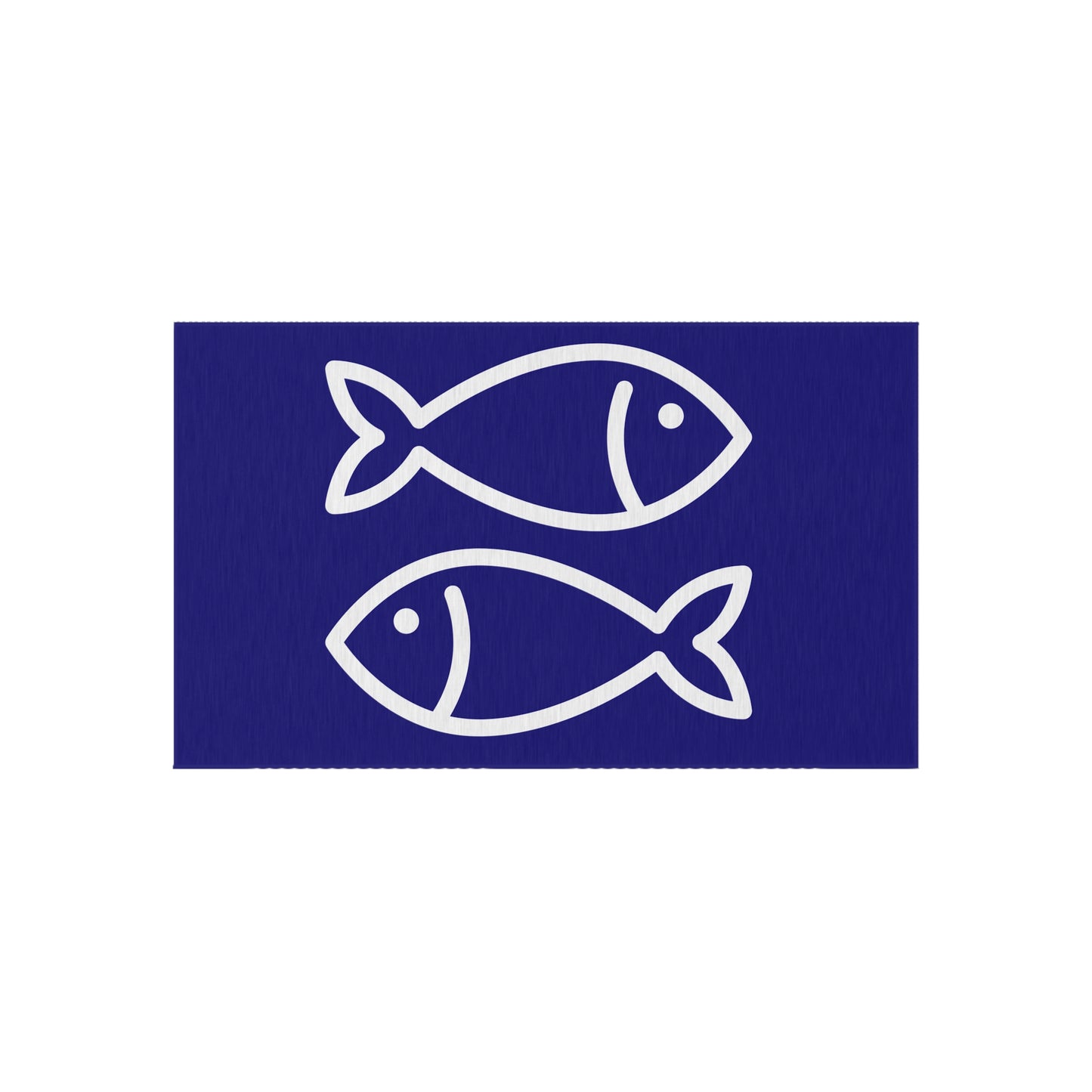 Chenille Outdoor Rug with No-Skid Backing Cozy Fishy Outdoor Carpet Patio Decor Gazebo Rug Pool Area Decor Outdoor Kitchen Carpet