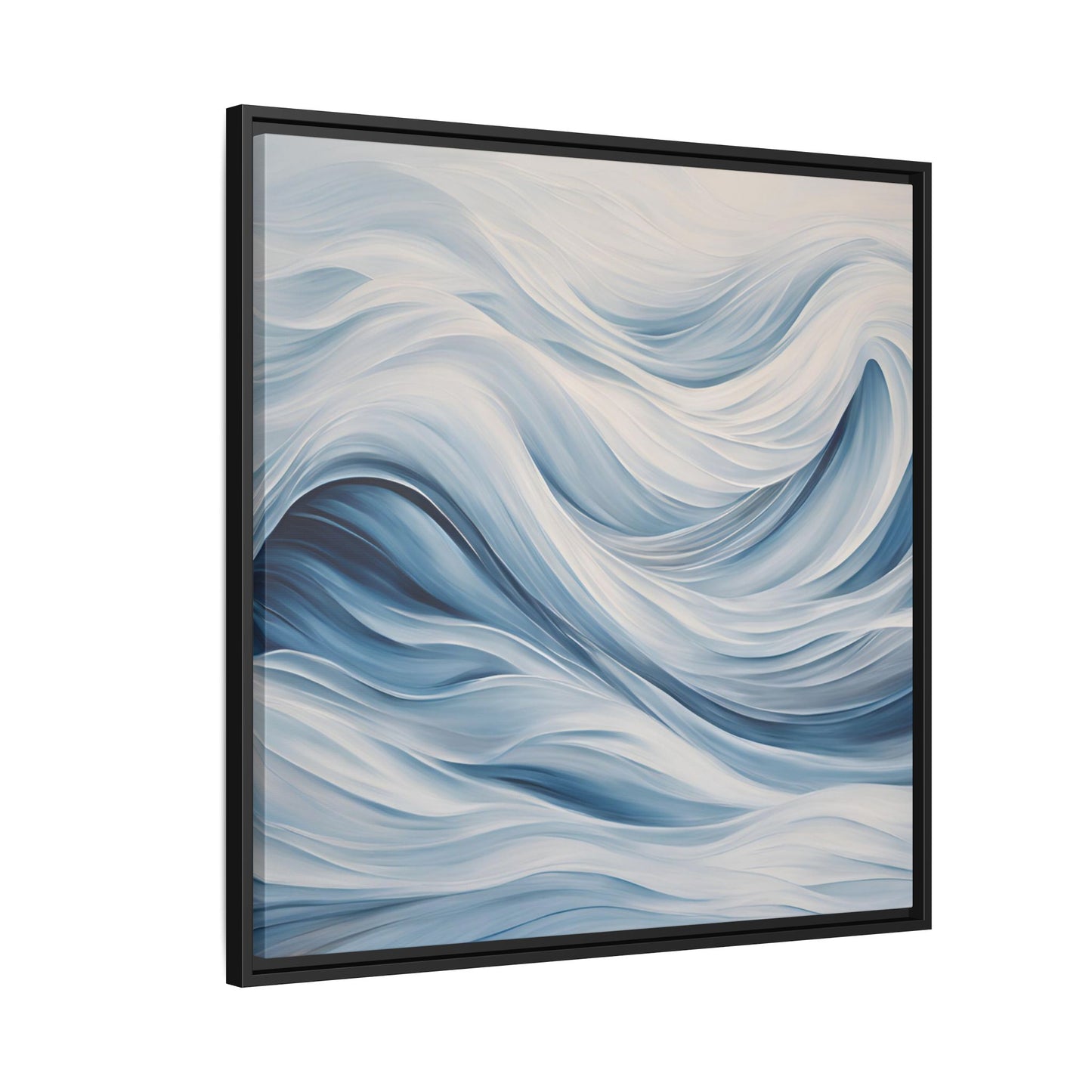 Modern Abstract Wave Design Unique Framed Print Canvas Wall Art Ocean Beach Gift Nature Lover Gift Underwater Sea Lover Gift 3 frame colors