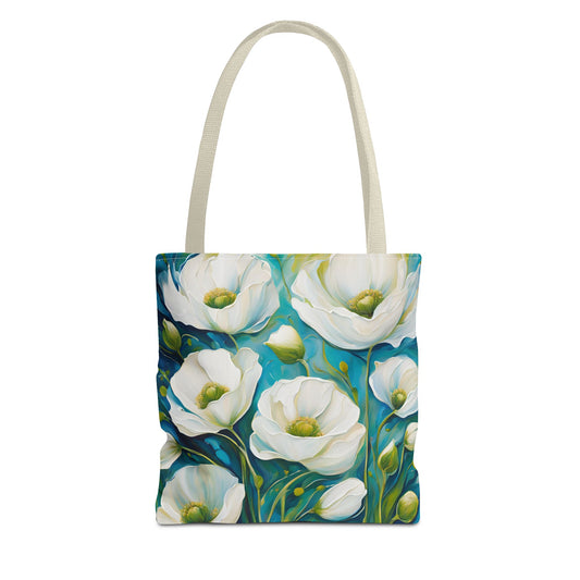 Floral Design Field of Flowers Tote Floral Grocery Wildflower Shopping Bag Cottage Core Gift Bag Boho Bag Poppy Tote Mom Gift