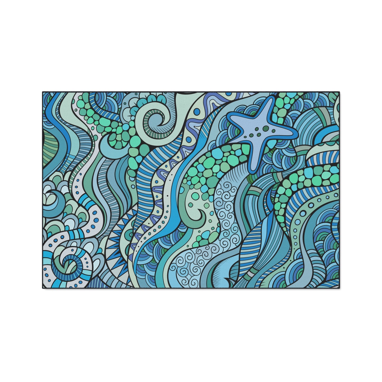 Decorative Heavy Duty Non-Slip Floor Mat Stylish Design Perfect for Entryway Kitchen Décor Garage Rug Coffee Bar Bathroom Floor Door Mat