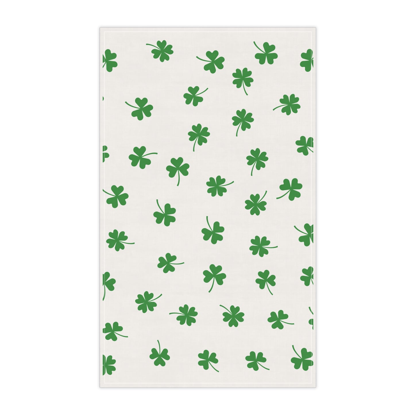Clover Kitchen Tea Towel Pastel Dish Towel Durable Hand Towel Gift for Her Whimsical Home Decor Decorative Kitchen Cotton Twill