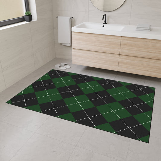 Decorative Heavy Duty Non-Slip Floor Mat Stylish Design Perfect for Entryway Kitchen Décor Garage Rug Coffee Bar Bathroom Floor Door Mat