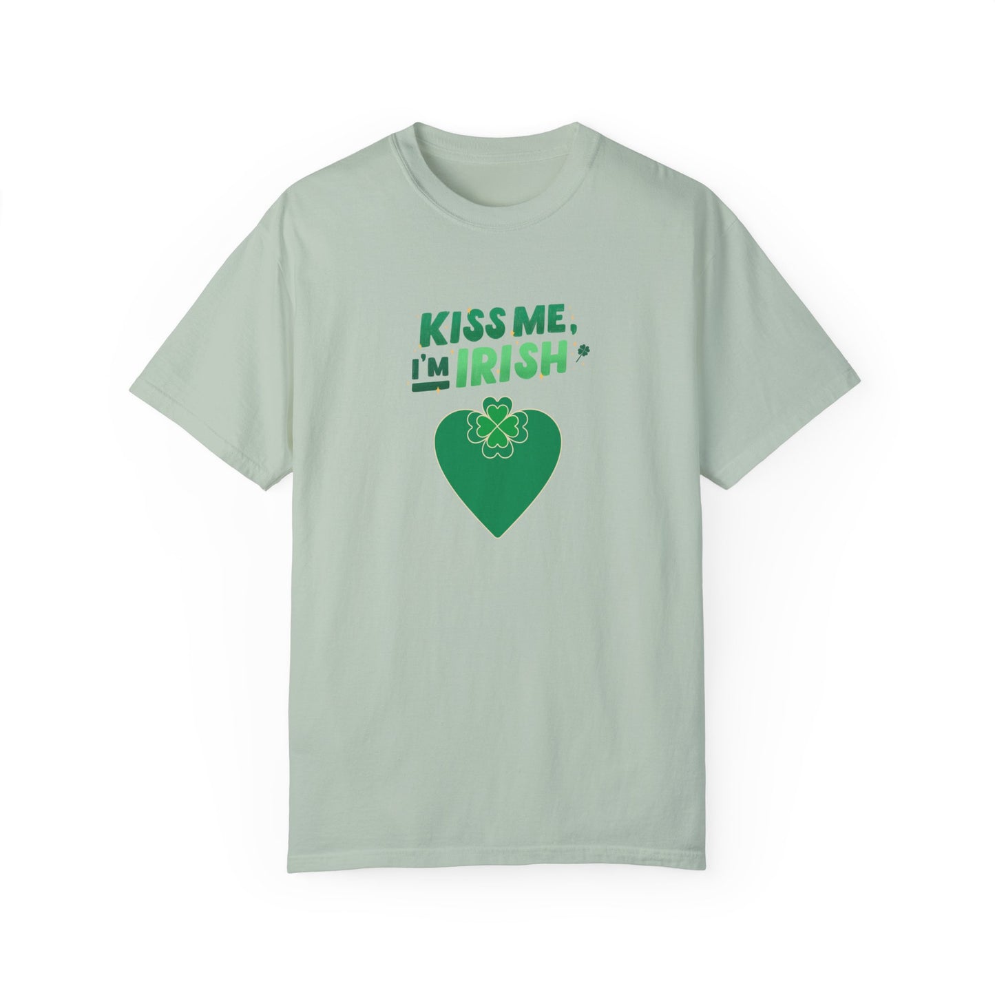 St. Patrick's Day T-Shirt Unisex Comfort Colors Relaxed Fit Garment-Dyed Tee 4 Leaf Clover Shirt Irish Themed Gift