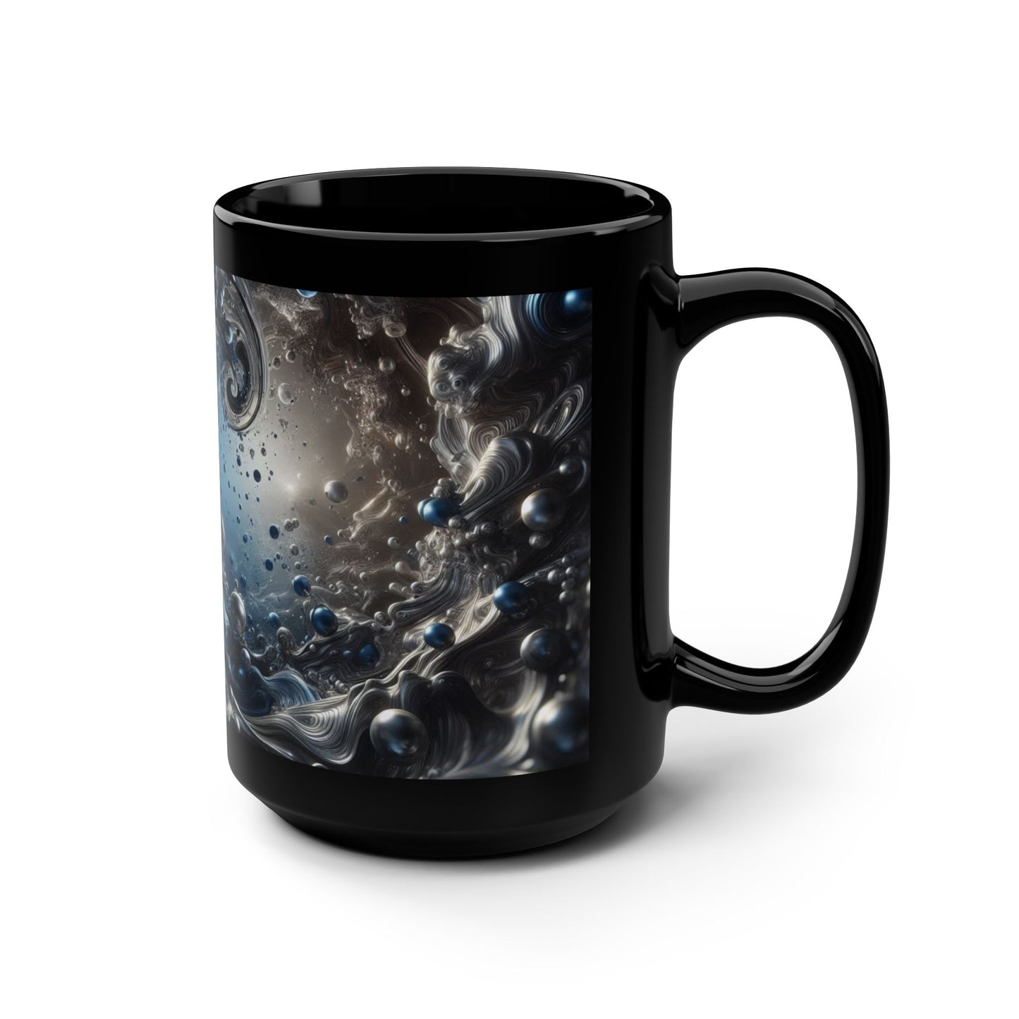 Ceramic Coffee Mug Ocean Wave-Inspired Image Nature Lover Ceramic Tea Cup Ocean Lover Surfer Design Sea Salt Life Ceramic 15 oz Mug