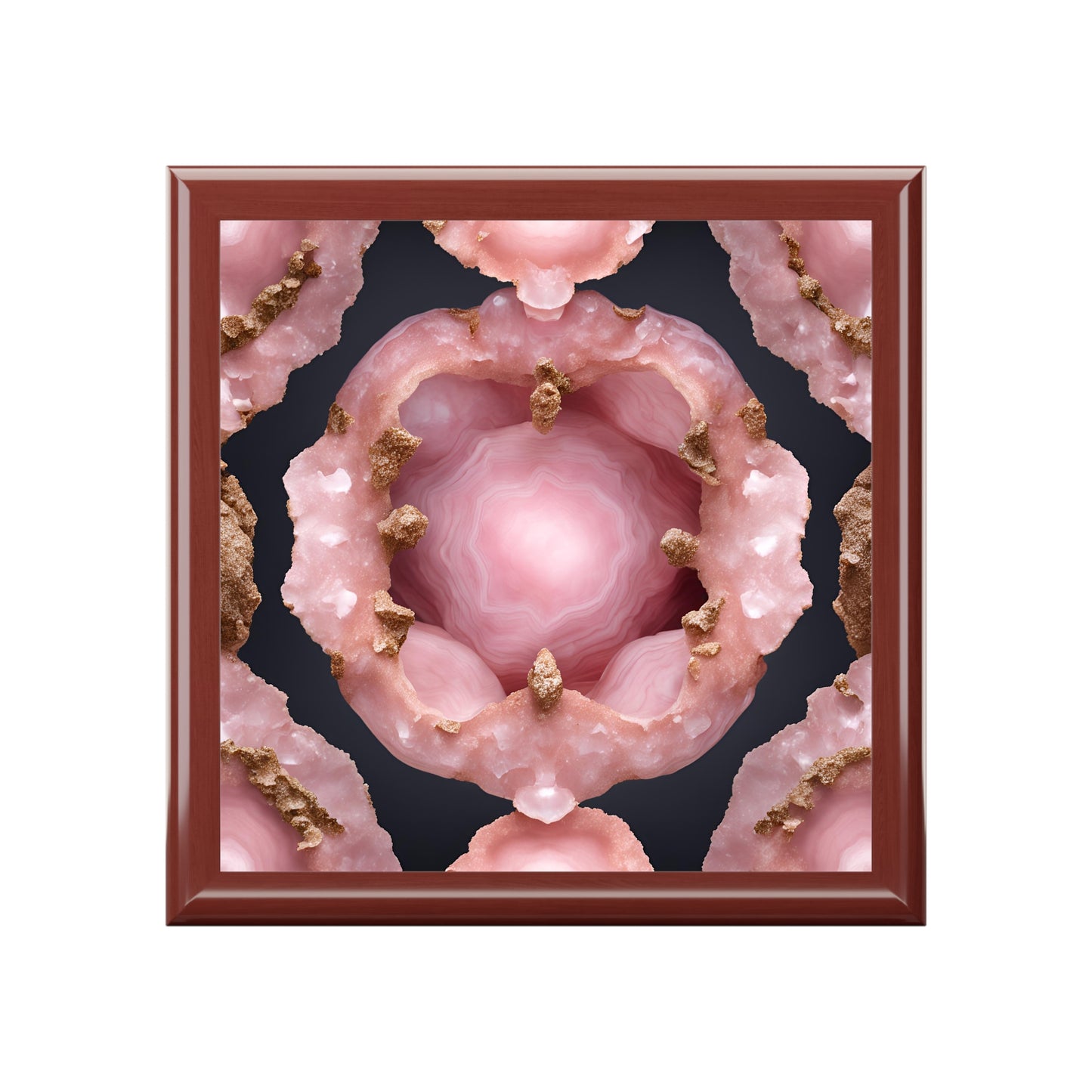 Unique Jewelry Box Trinket Box Bedroom Dresser Decor Vanity Gift Box - 3 colors to choose from