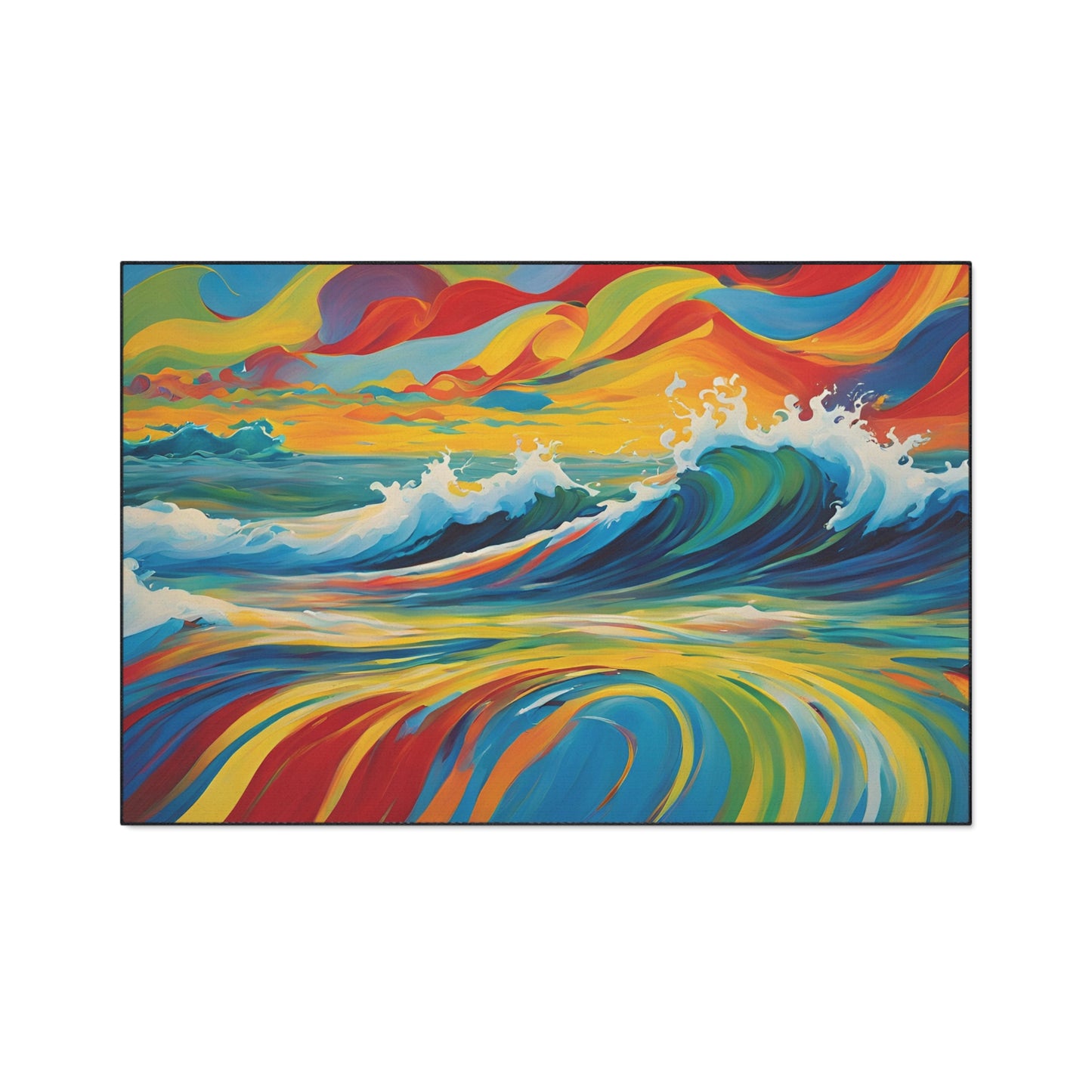 Decorative Heavy Duty Non-Slip Floor Mat Stylish Design Perfect for Entryway Kitchen Décor Garage Rug Coffee Bar Bathroom Floor Door Mat