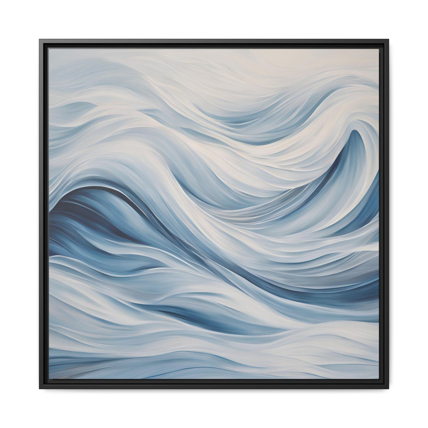 Modern Abstract Wave Design Unique Framed Print Canvas Wall Art Ocean Beach Gift Nature Lover Gift Underwater Sea Lover Gift 3 frame colors
