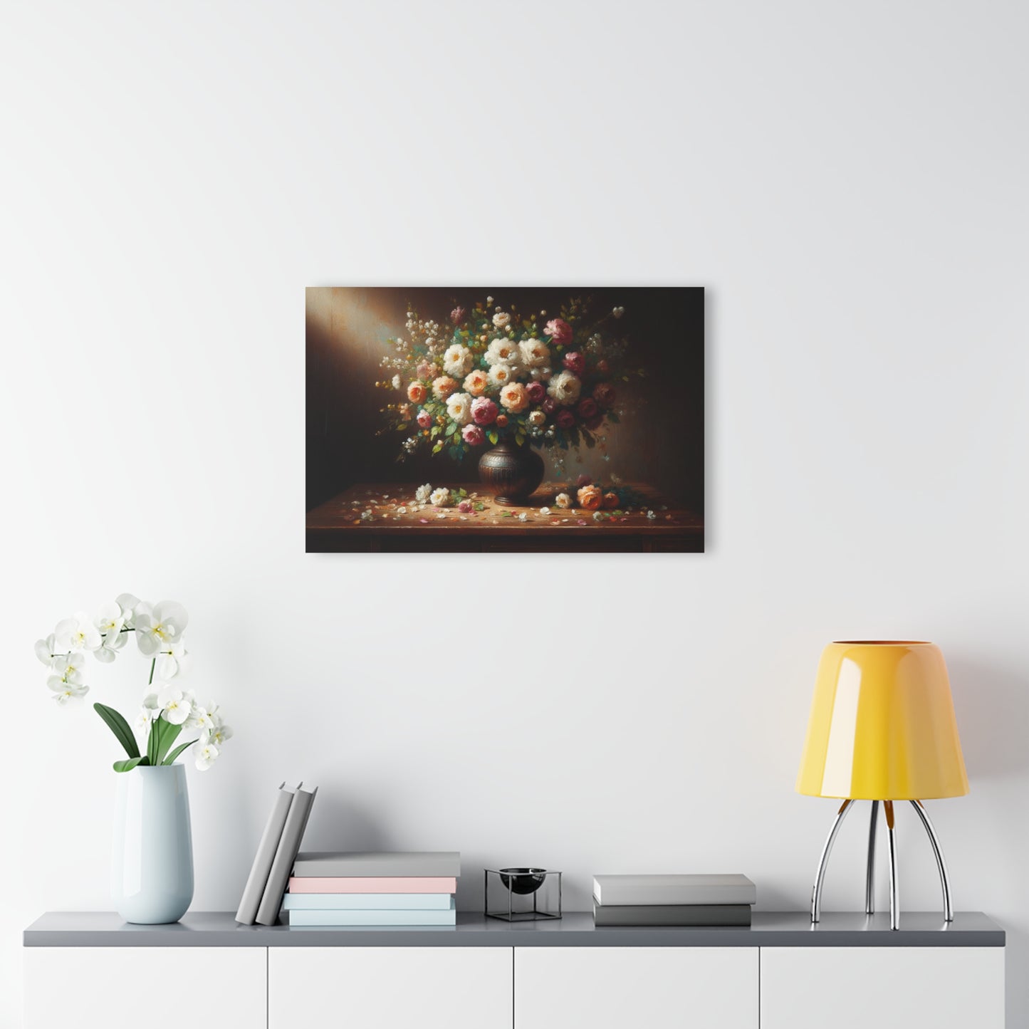 Large Floral Design Acrylic Print with French Cleat Nature Lover Wall Art Flower Lover Gift Poppy Flower Artwork Modern Garden Home Decor