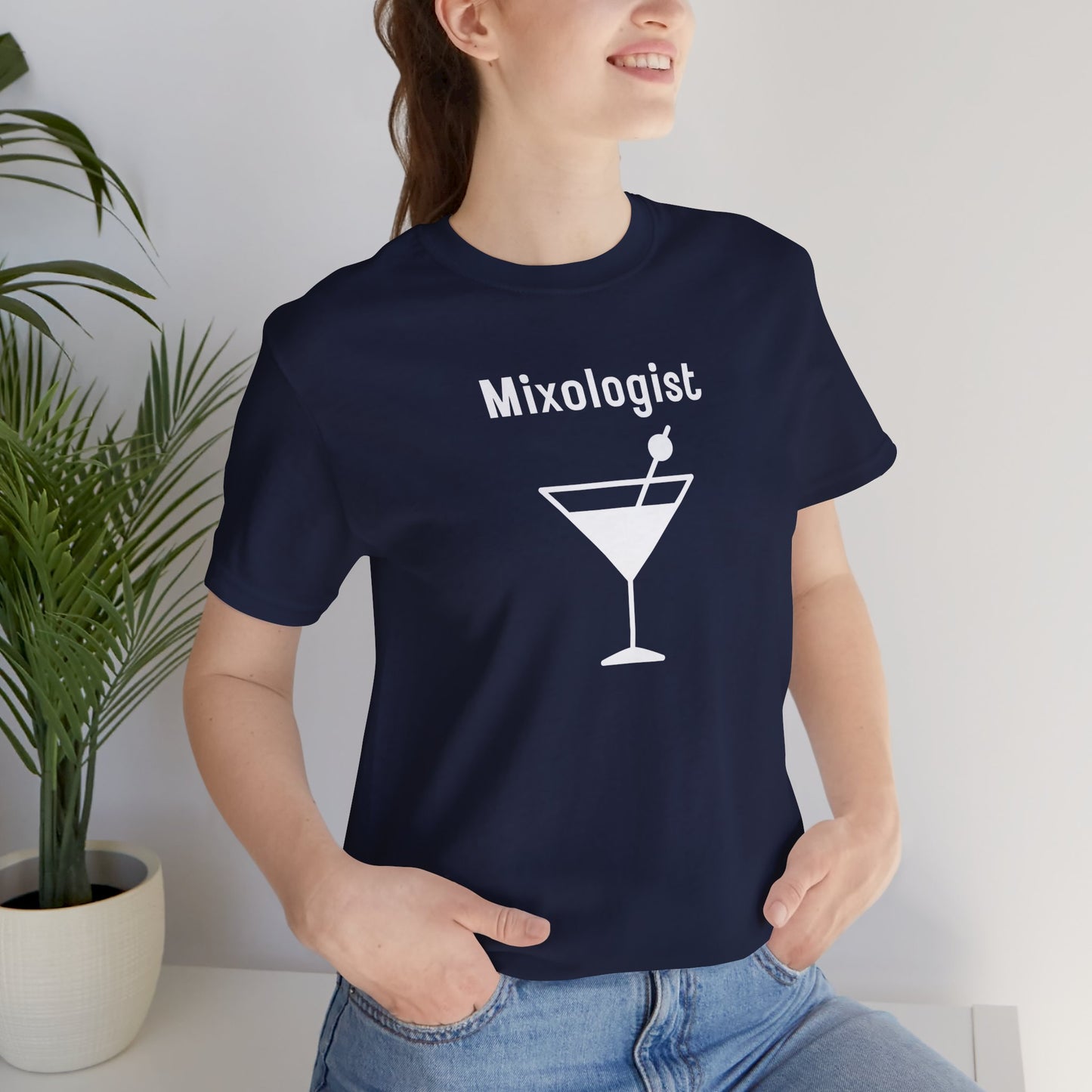 Mixologist Martini Glass T-Shirt | Unique Unisex Funny Alcohol Shirt | Gift for Bartender | Happy Hour Shirt |