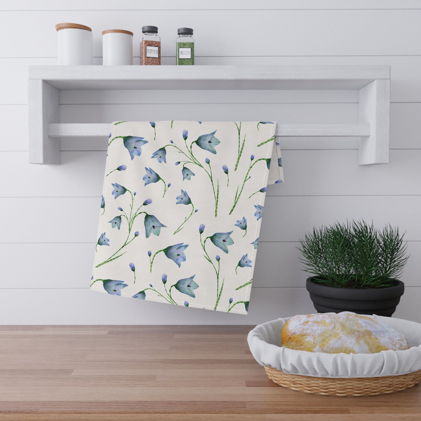 Kitchen Tea Towel Pastel Dish Towel Durable Hand Towel Gift for Her Whimsical Home Decor Decorative Kitchen Cotton Twill