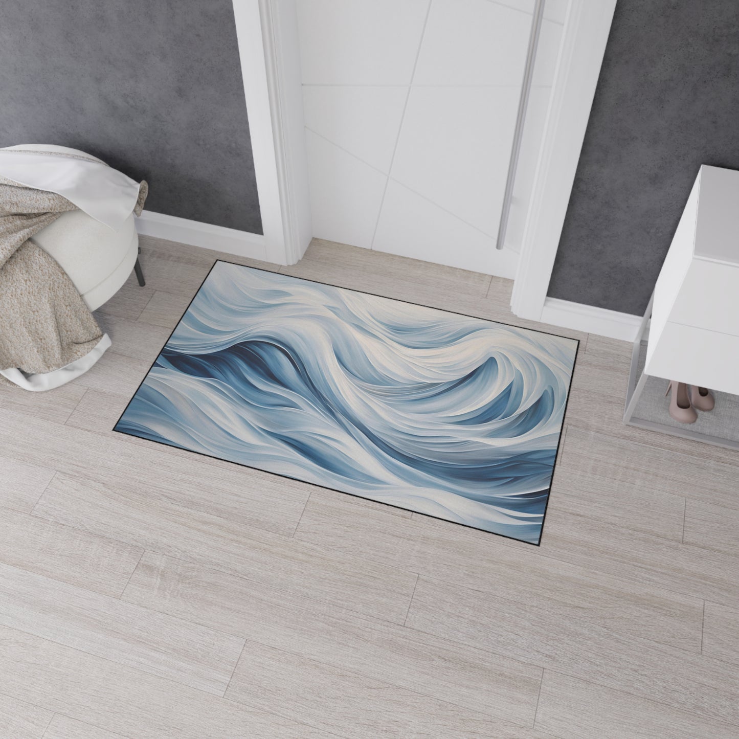Decorative Heavy Duty Non-Slip Floor Mat Stylish Design Perfect for Entryway Kitchen Décor Garage Rug Coffee Bar Bathroom Floor Door Mat