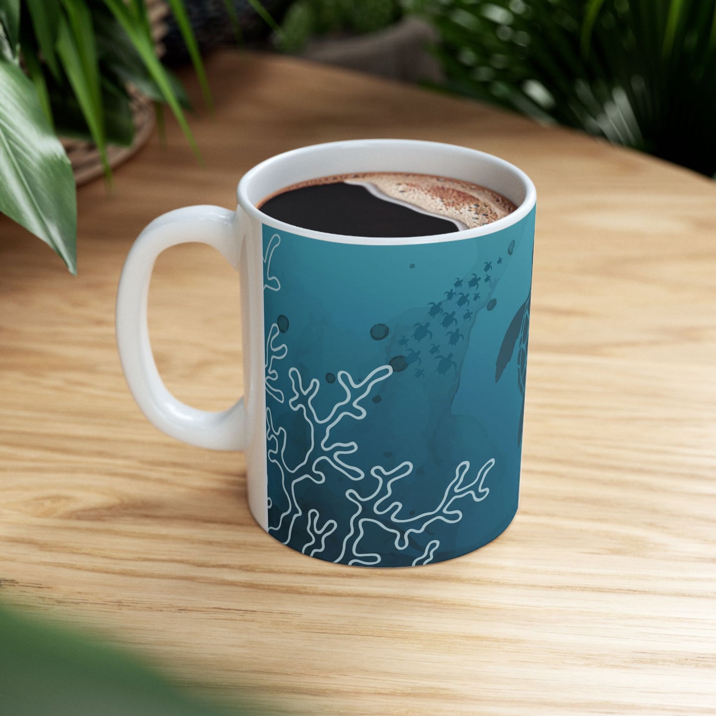 Sea Turtle Mug Salt Life Gift Turtle Lover Oceanic Gift Mug