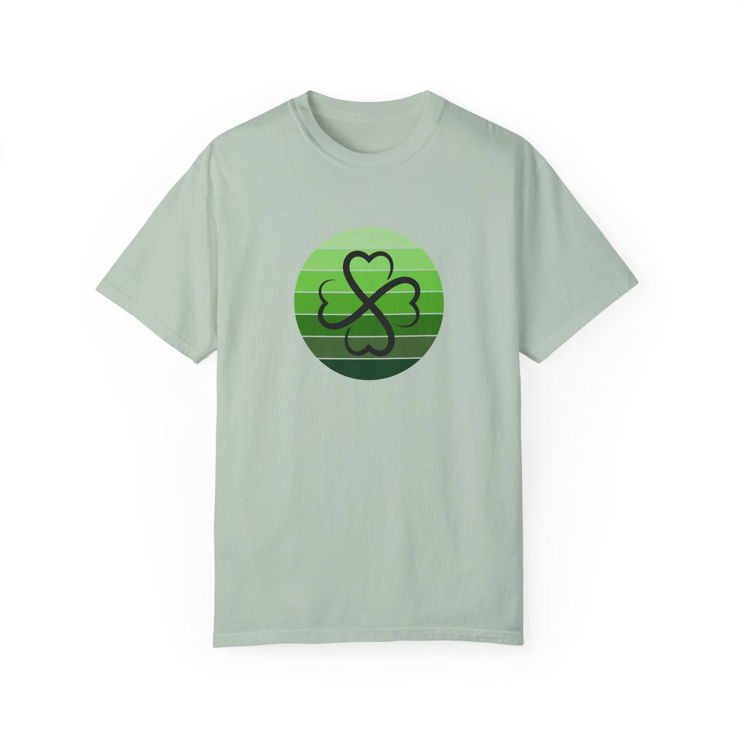 St. Patrick's Day T-Shirt Unisex Comfort Colors Relaxed Fit Garment-Dyed Tee 4 Leaf Clover Shirt Irish Themed Gift
