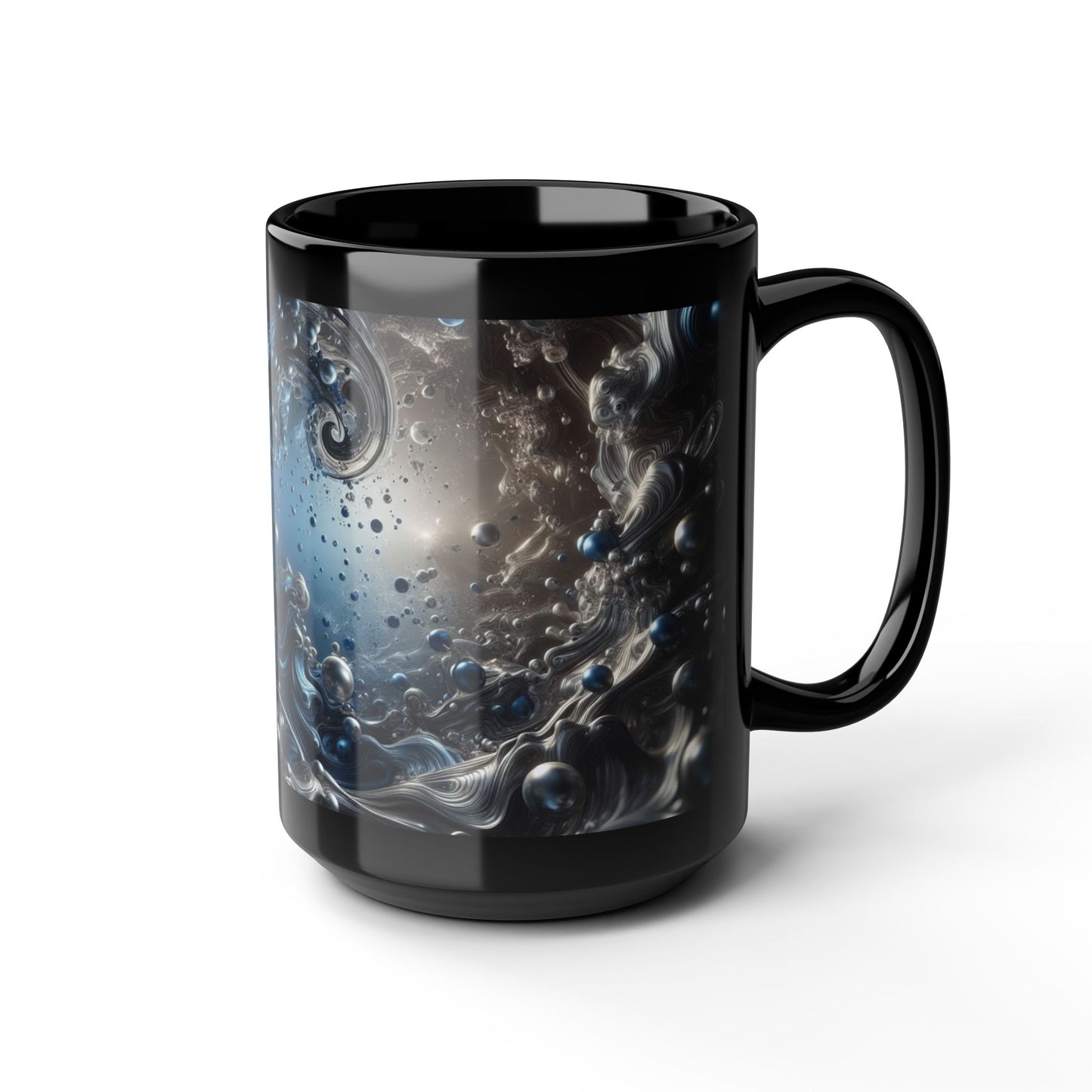 Ceramic Coffee Mug Ocean Wave-Inspired Image Nature Lover Ceramic Tea Cup Ocean Lover Surfer Design Sea Salt Life Ceramic 15 oz Mug