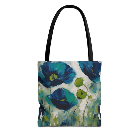 Floral Design Field of Flowers Tote Floral Grocery Wildflower Shopping Bag Cottage Core Gift Bag Boho Bag Poppy Tote Mom Gift