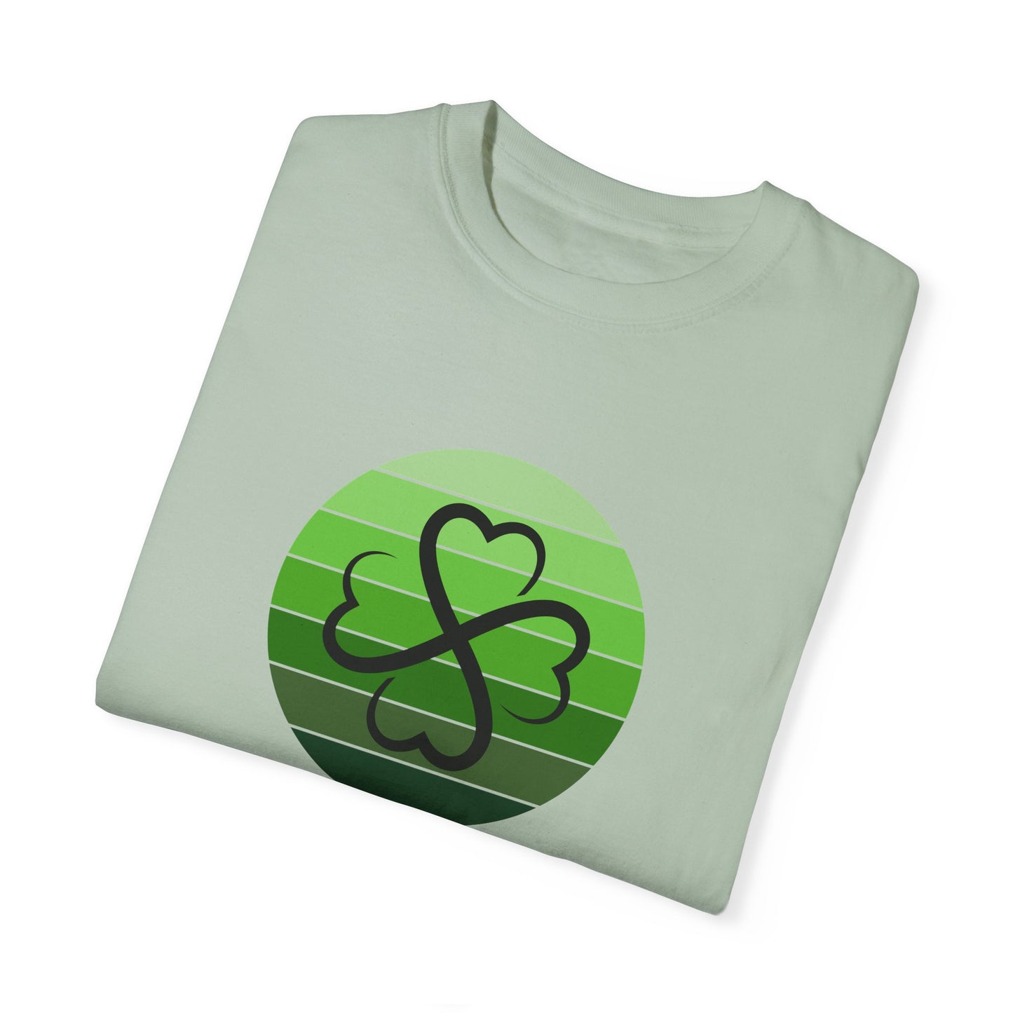 St. Patrick's Day T-Shirt Unisex Comfort Colors Relaxed Fit Garment-Dyed Tee 4 Leaf Clover Shirt Irish Themed Gift