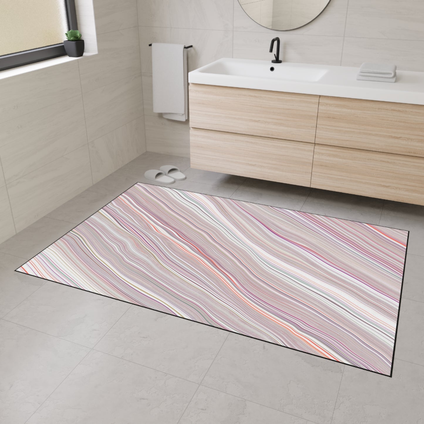 Decorative Heavy Duty Non-Slip Floor Mat Stylish Design Perfect for Entryway Kitchen Décor Garage Rug Coffee Bar Bathroom Floor Door Mat