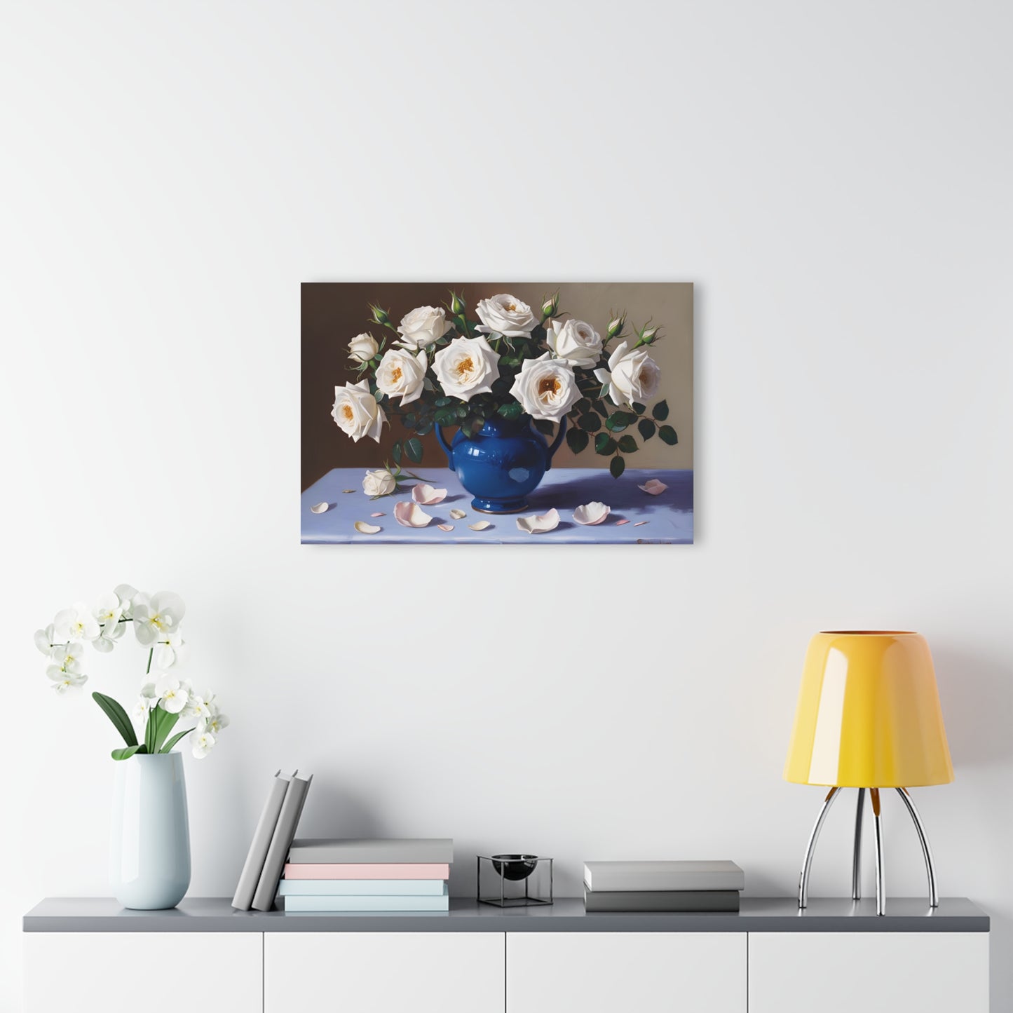 Large Floral Design Acrylic Print with French Cleat Nature Lover Wall Art Flower Lover Gift Poppy Flower Artwork Modern Garden Home Decor