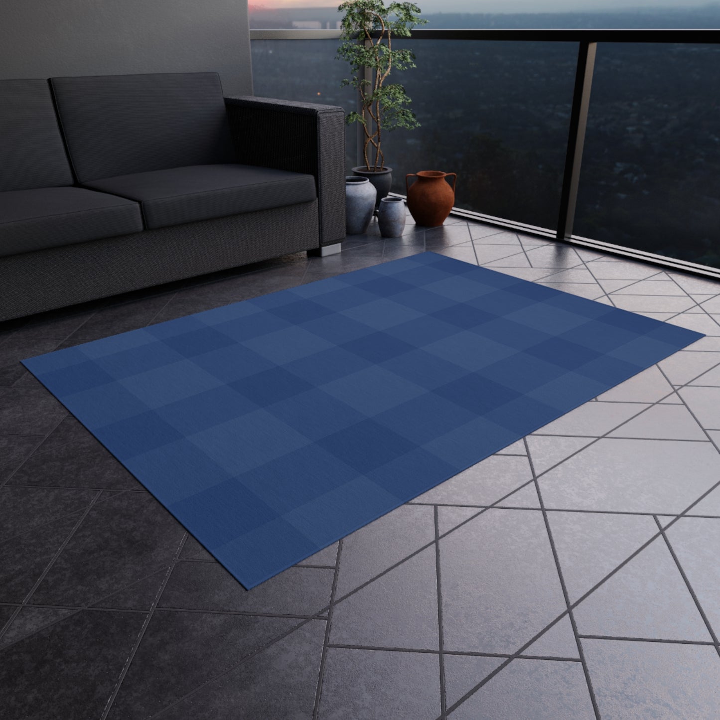 Chenille Outdoor Rug with No-Skid Backing Cozy Outdoor Carpet Patio Decor Gazebo Rug Pool Area Decor Outdoor Kitchen Carpet