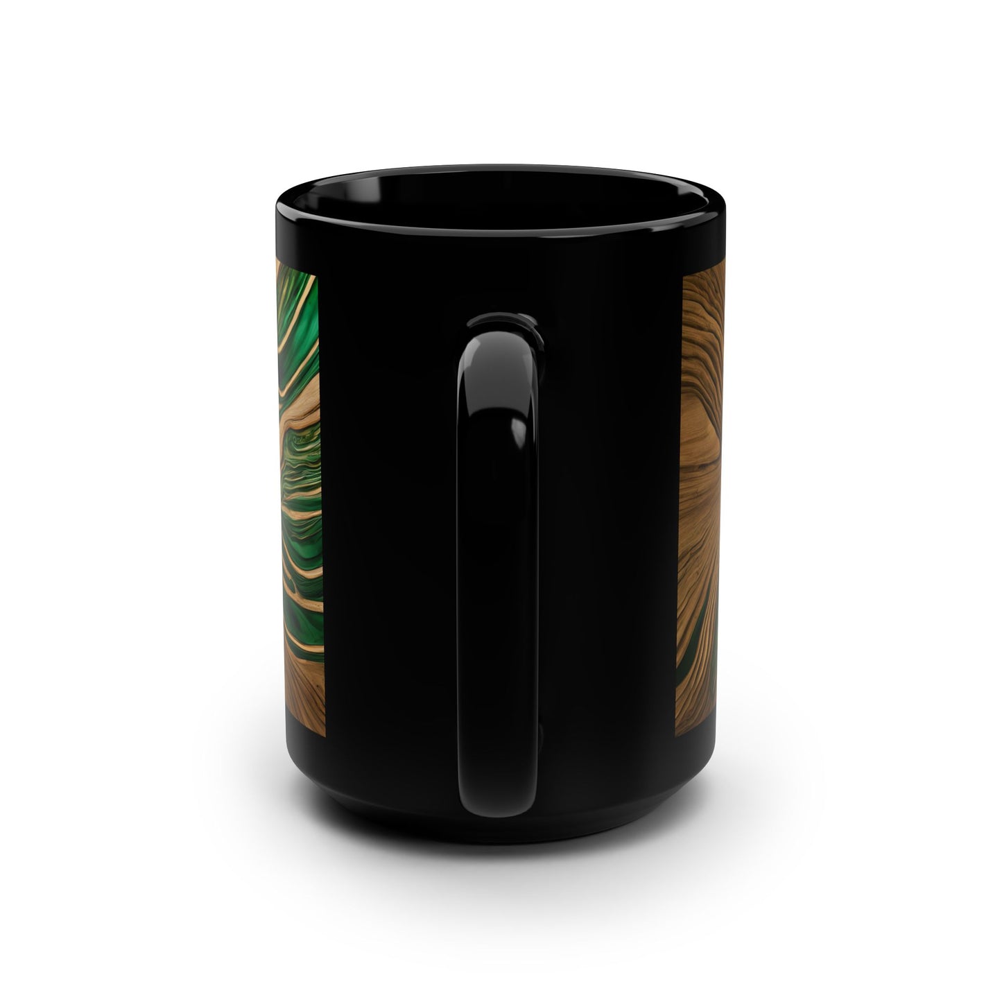 Ceramic Coffee Mug Quartz-Inspired Image Pastel Nature Lover Ceramic Unique Colorful Teacup Flower Rock Lover Ceramic 15 oz Mug