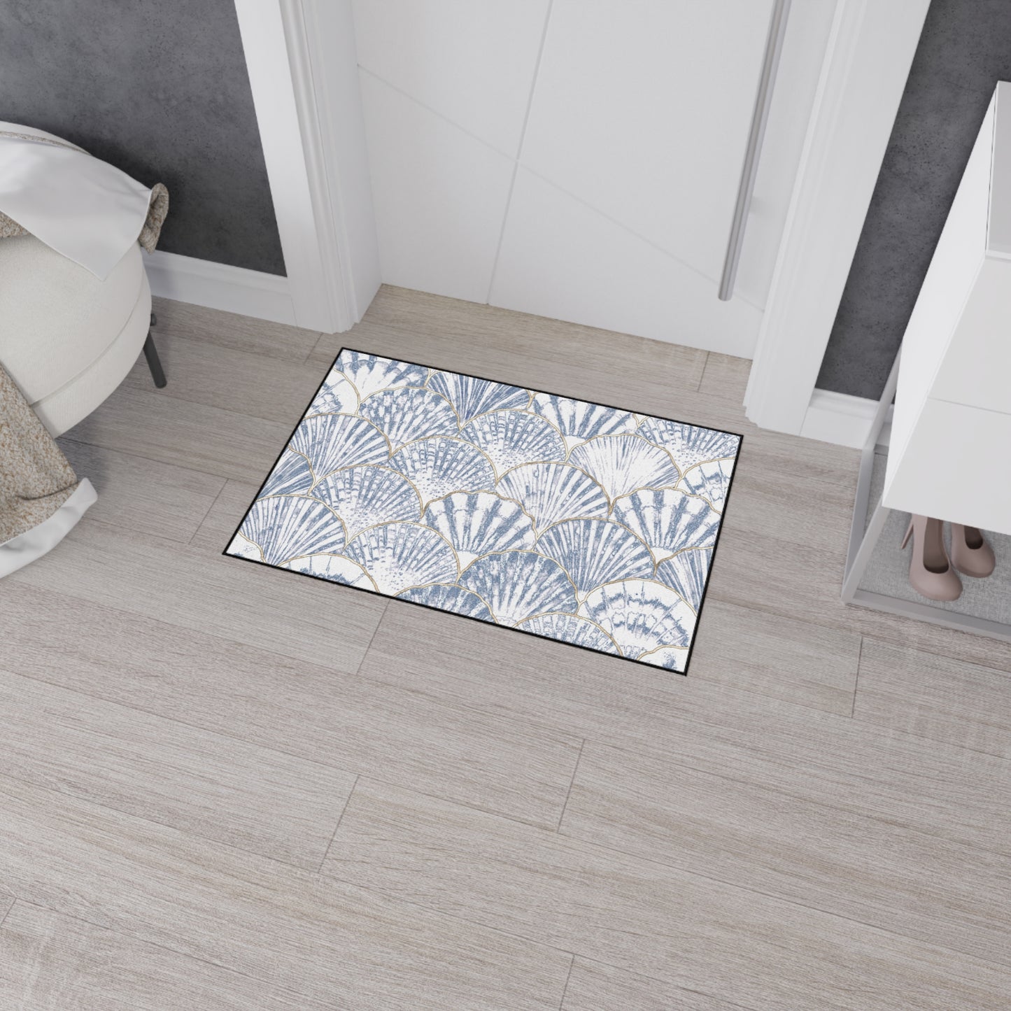 Decorative Heavy Duty Non-Slip Floor Mat Stylish Design Perfect for Entryway Kitchen Décor Garage Rug Coffee Bar Bathroom Floor Door Mat