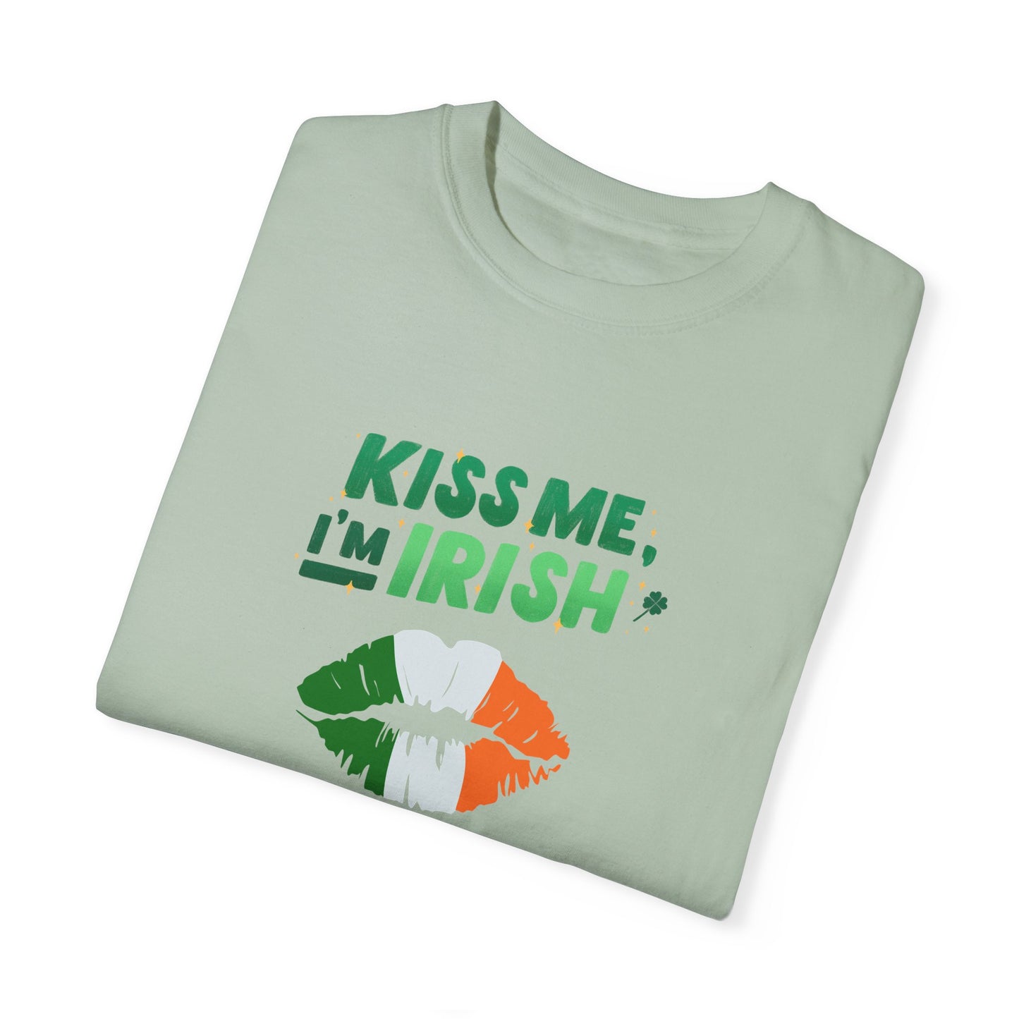 St. Patrick's Day T-Shirt Unisex Comfort Colors Relaxed Fit Garment-Dyed Tee 4 Leaf Clover Shirt Irish Themed Gift