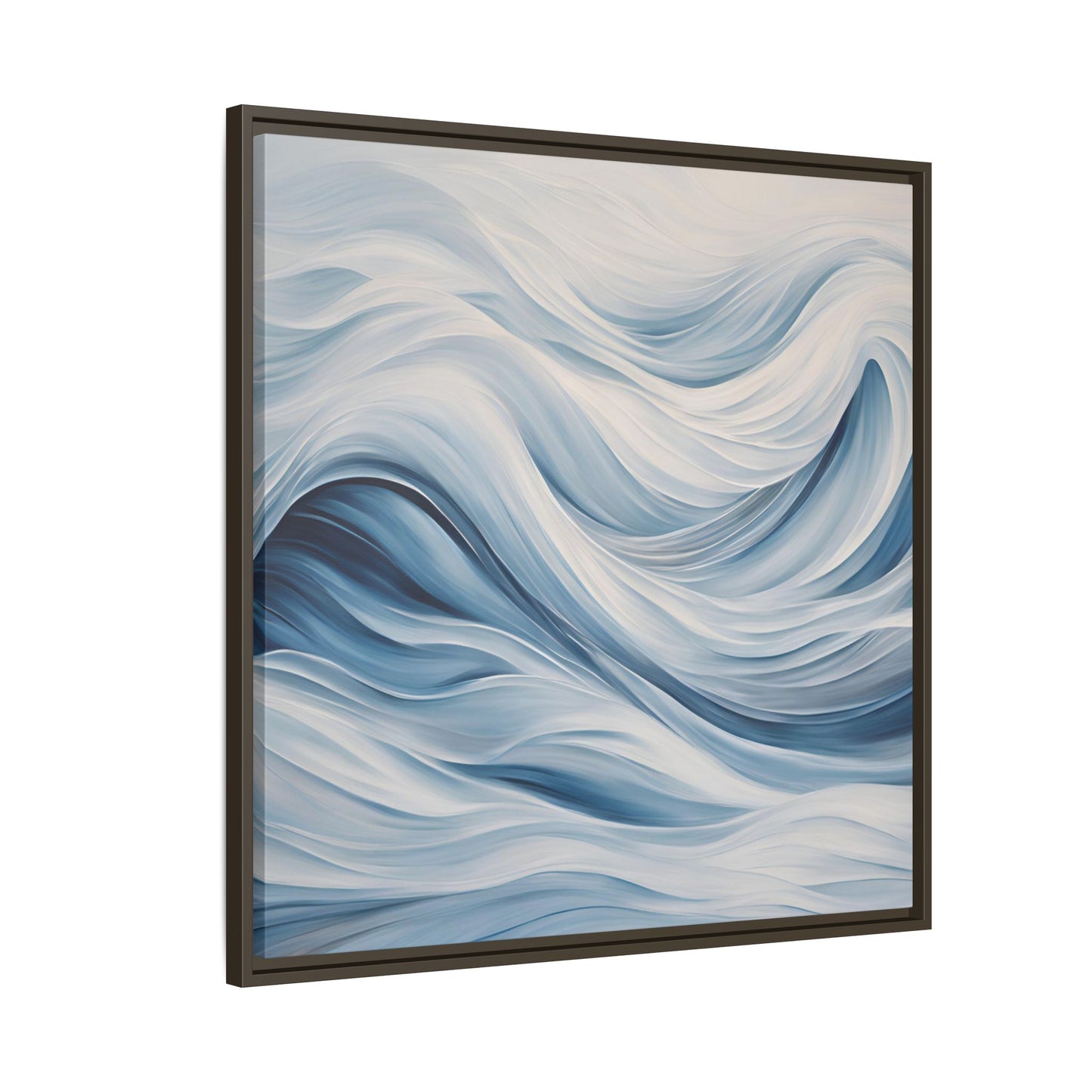 Modern Abstract Wave Design Unique Framed Print Canvas Wall Art Ocean Beach Gift Nature Lover Gift Underwater Sea Lover Gift 3 frame colors