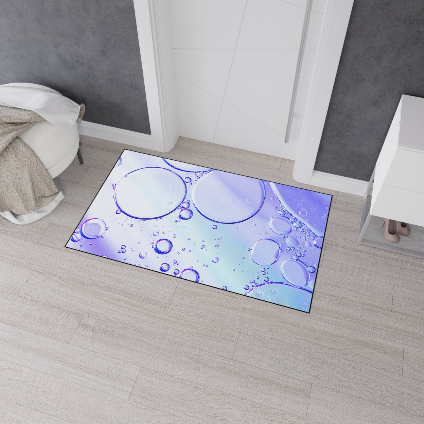 Decorative Heavy Duty Non-Slip Floor Mat Stylish Design Perfect for Entryway Kitchen Décor Garage Rug Coffee Bar Bathroom Floor Door Mat