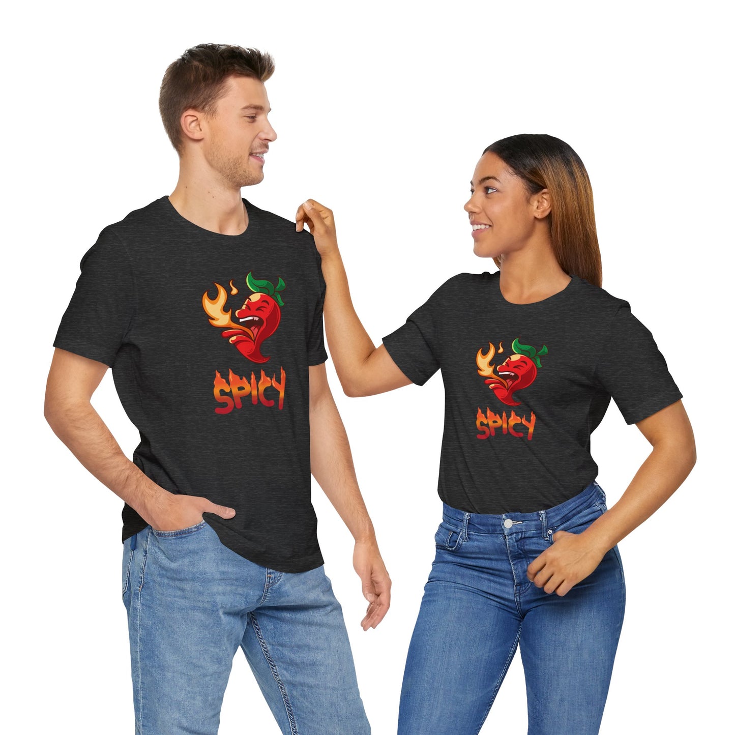 Spicy Pepper T-Shirt | Unique Unisex Funny Foodie Shirt | Spicy Food Lover Veggie Gift |