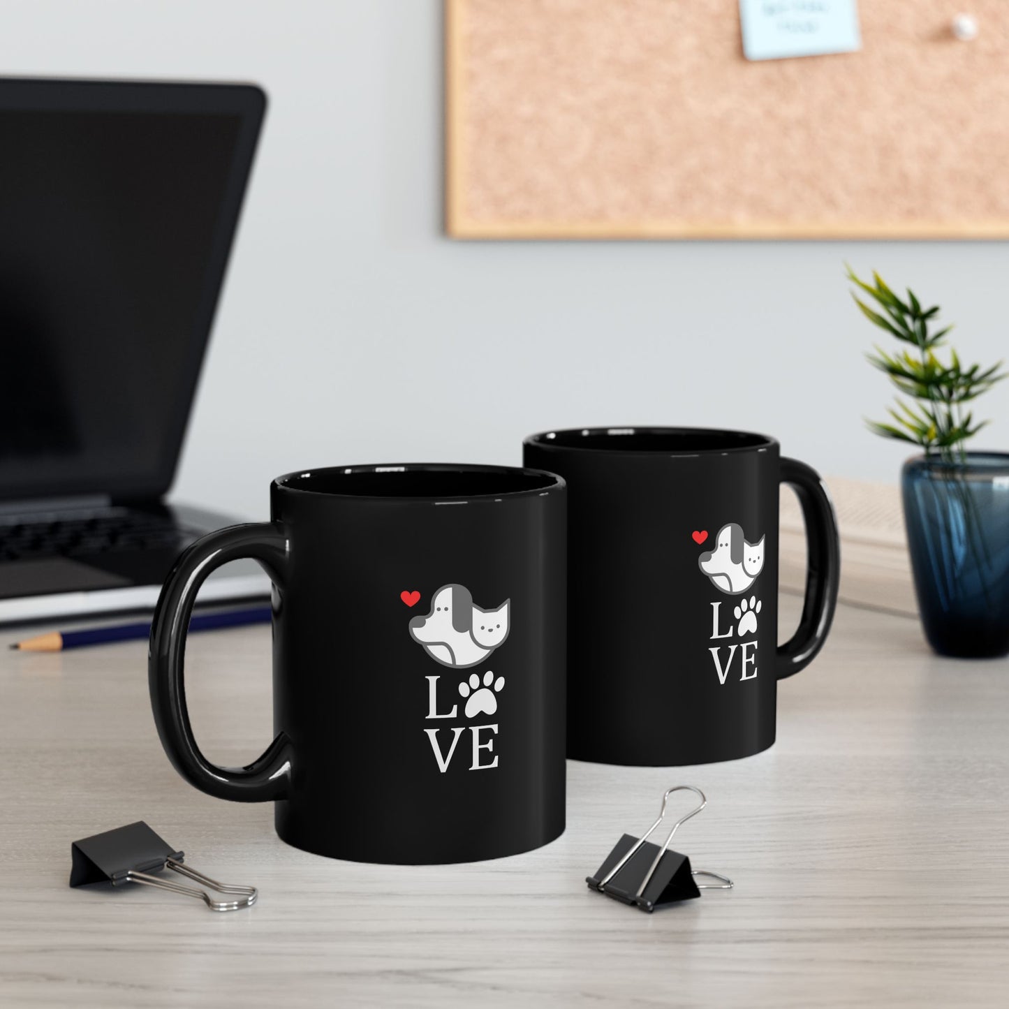 Dog and Cat Lover Coffee Mug Pet Lover Gift Animal Lover Gift Pet Parent Mug Fur Mama Gift