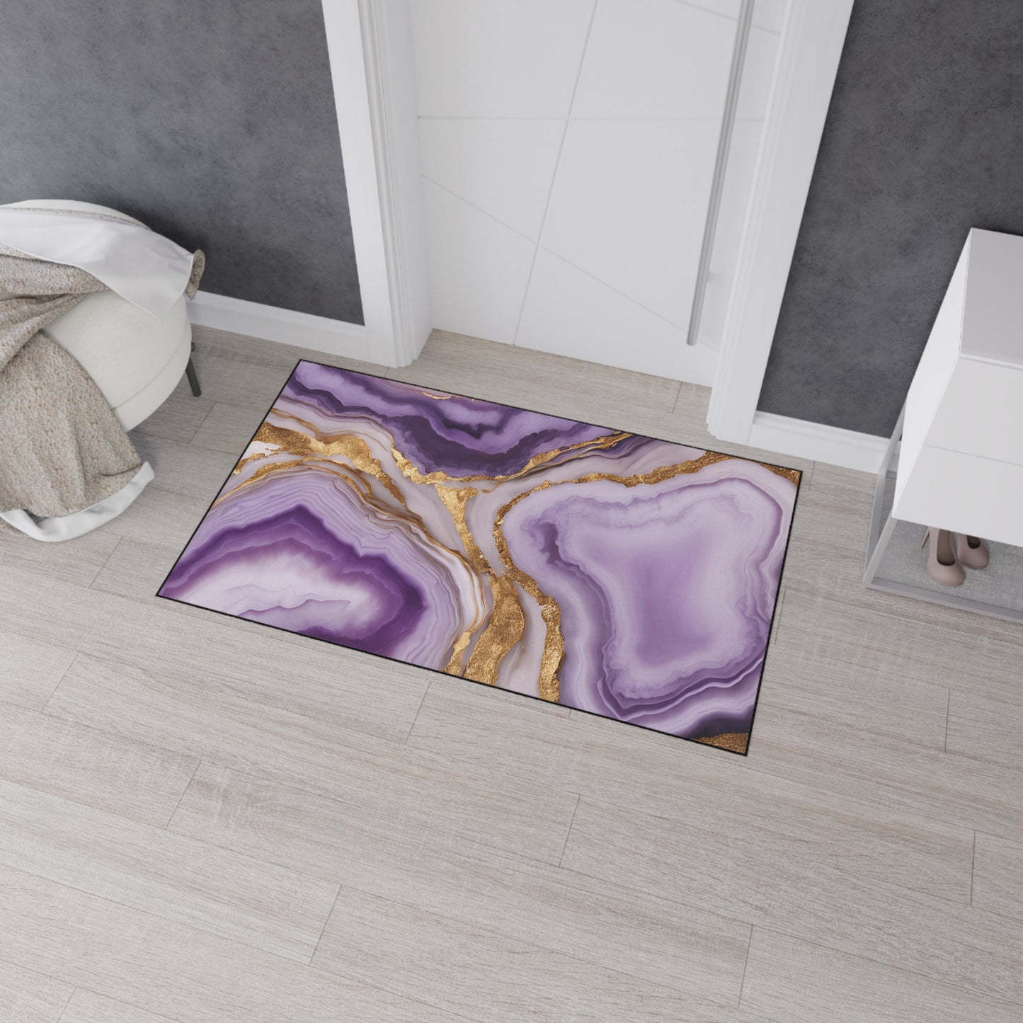Decorative Heavy Duty Non-Slip Floor Mat Stylish Design Perfect for Entryway Kitchen Décor Garage Rug Coffee Bar Bathroom Floor Door Mat