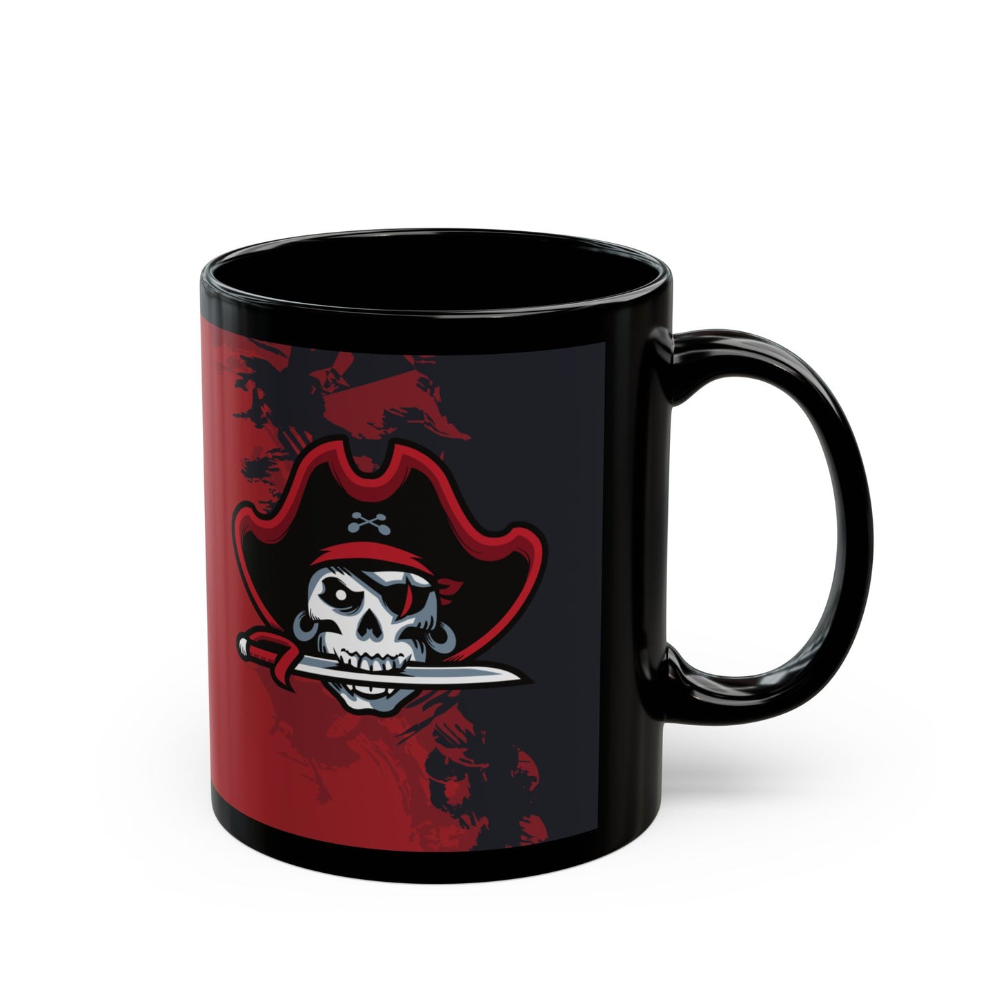 Pirate Skull and Sword Coffee Mug Sailors Gift Salt Life Jolly Roger Gift