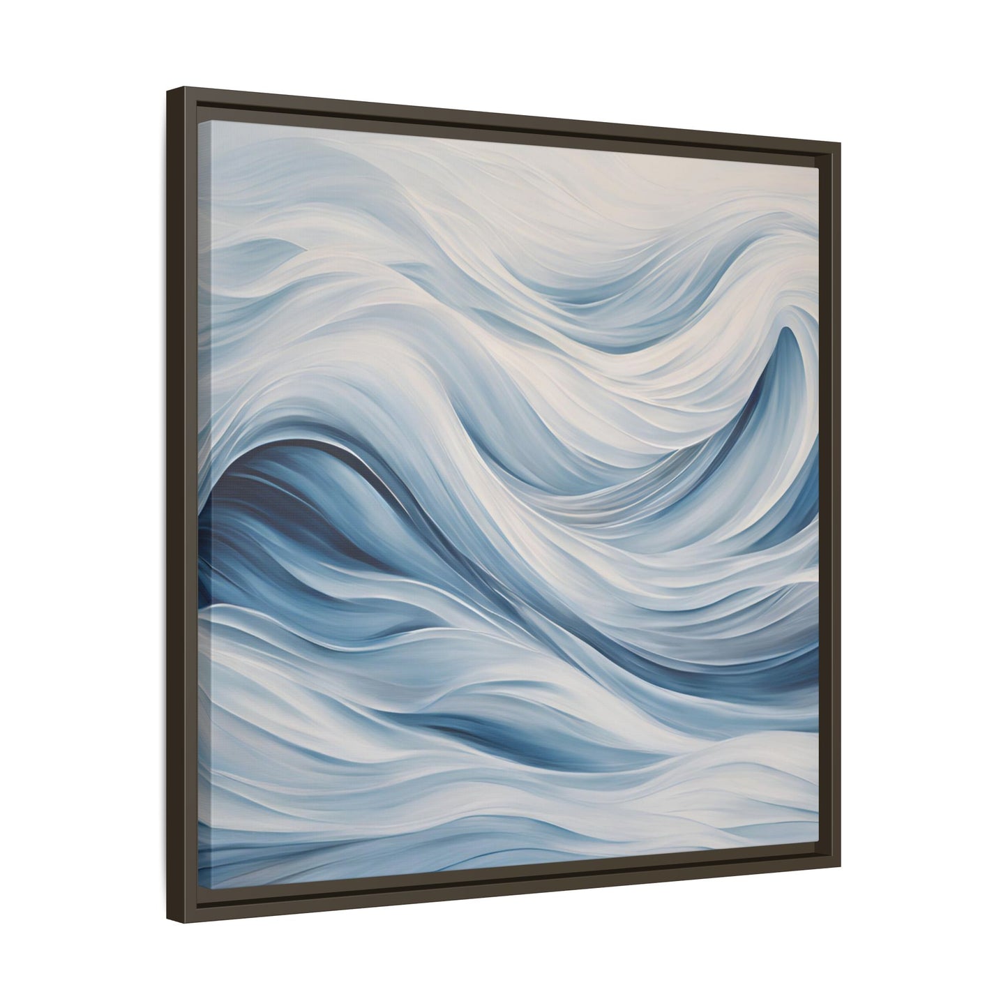 Modern Abstract Wave Design Unique Framed Print Canvas Wall Art Ocean Beach Gift Nature Lover Gift Underwater Sea Lover Gift 3 frame colors