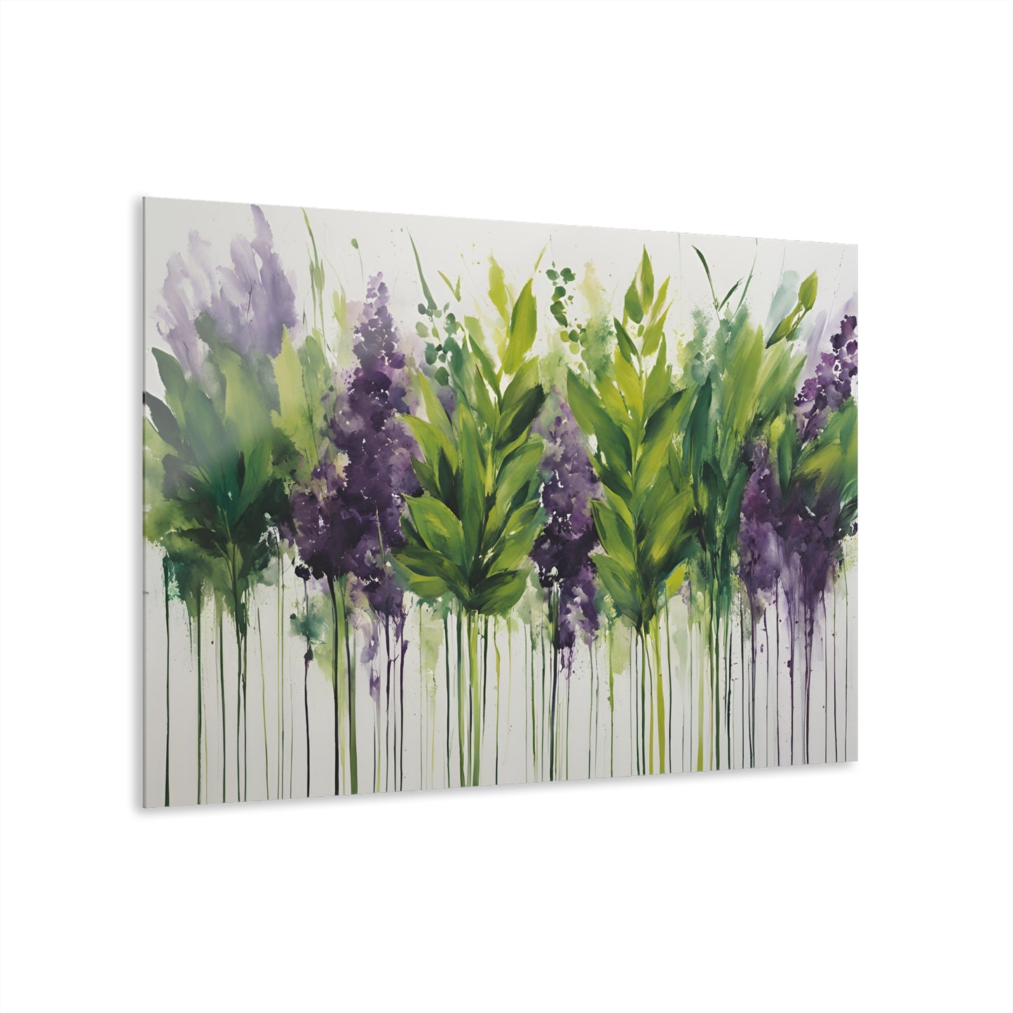 Large Floral Design Acrylic Print with French Cleat Nature Lover Wall Art Flower Lover Gift Outdoors Artwork Modern Garden Home Decor