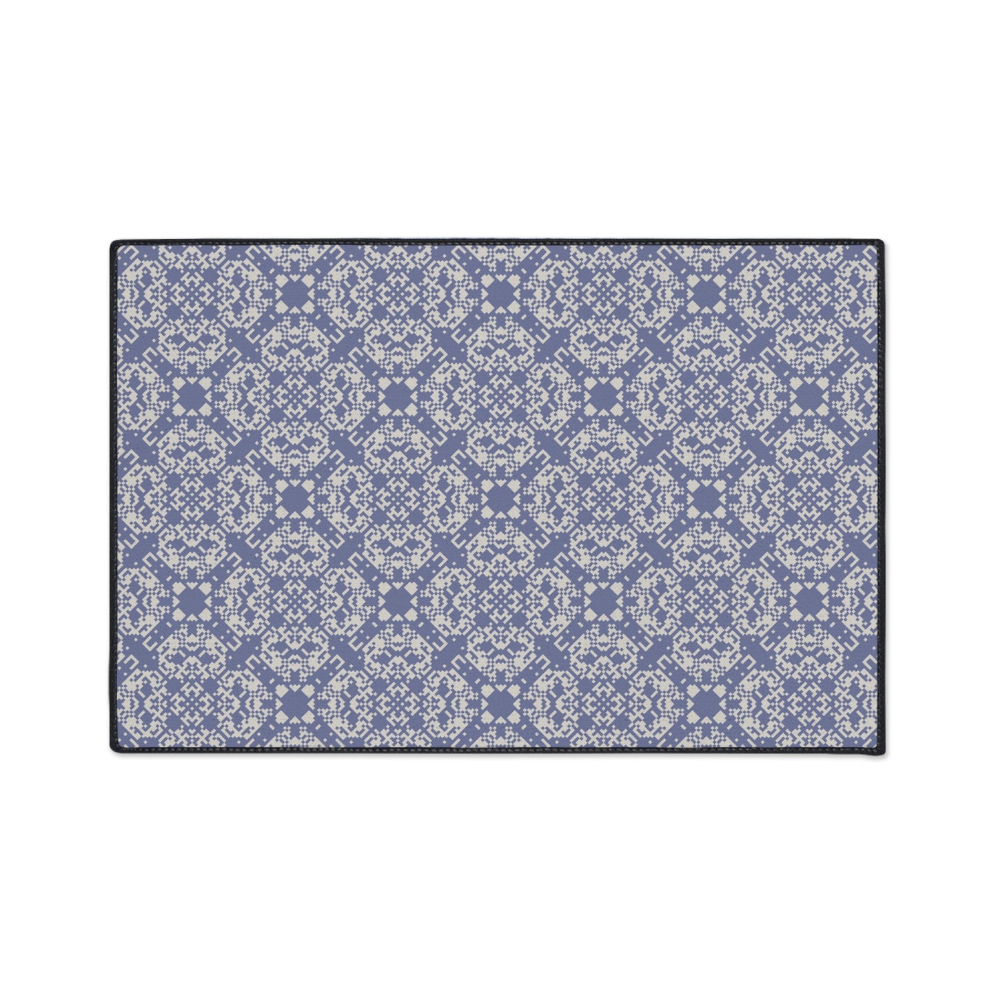 Decorative Heavy Duty Non-Slip Floor Mat Stylish Design Perfect for Entryway Kitchen Décor Grey Geometric Floral Design Rug Bathroom Mat