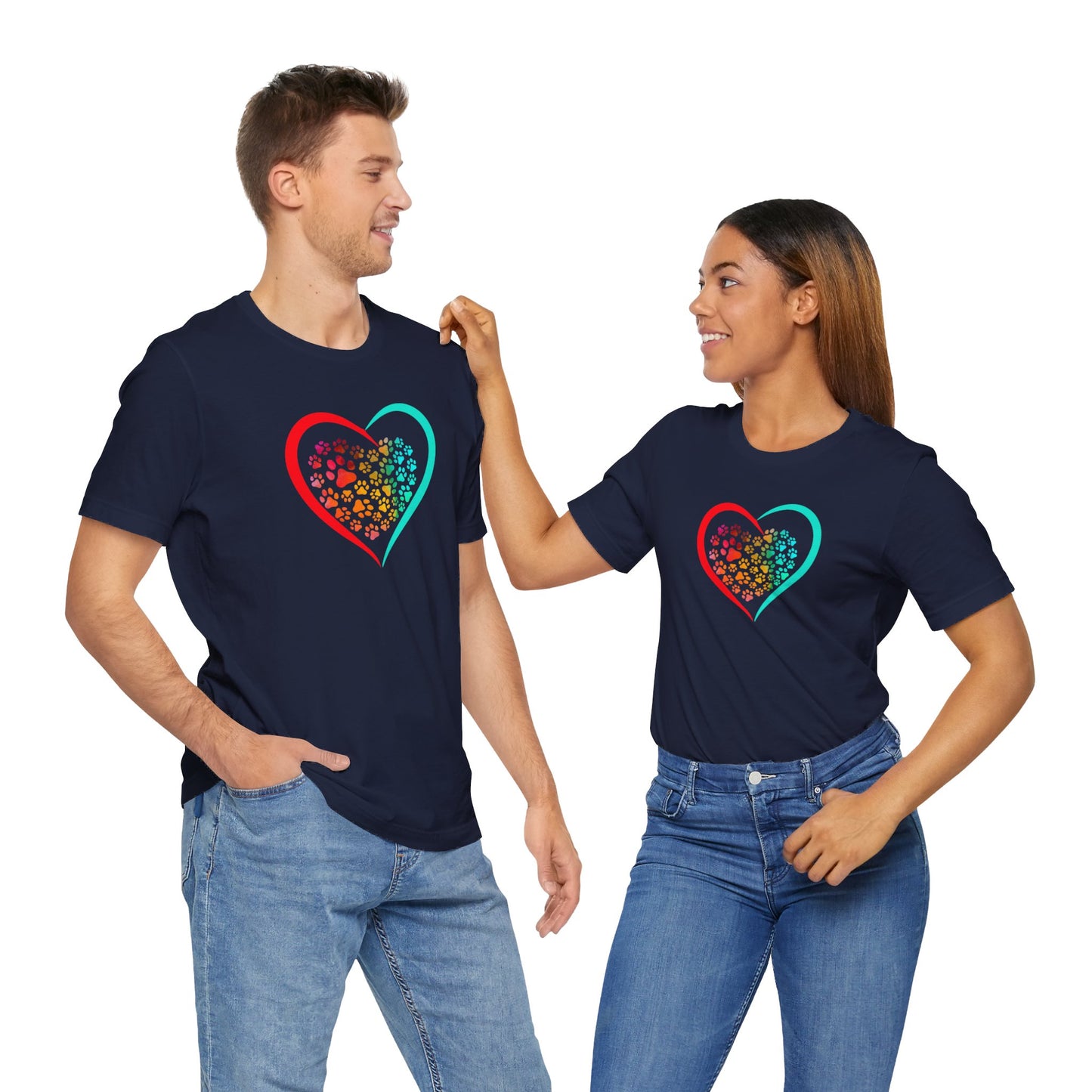 Dog Love T-shirt | Unisex | Funny | Dog Lover | Pet Lover | Animal Lover | Dog Heart |