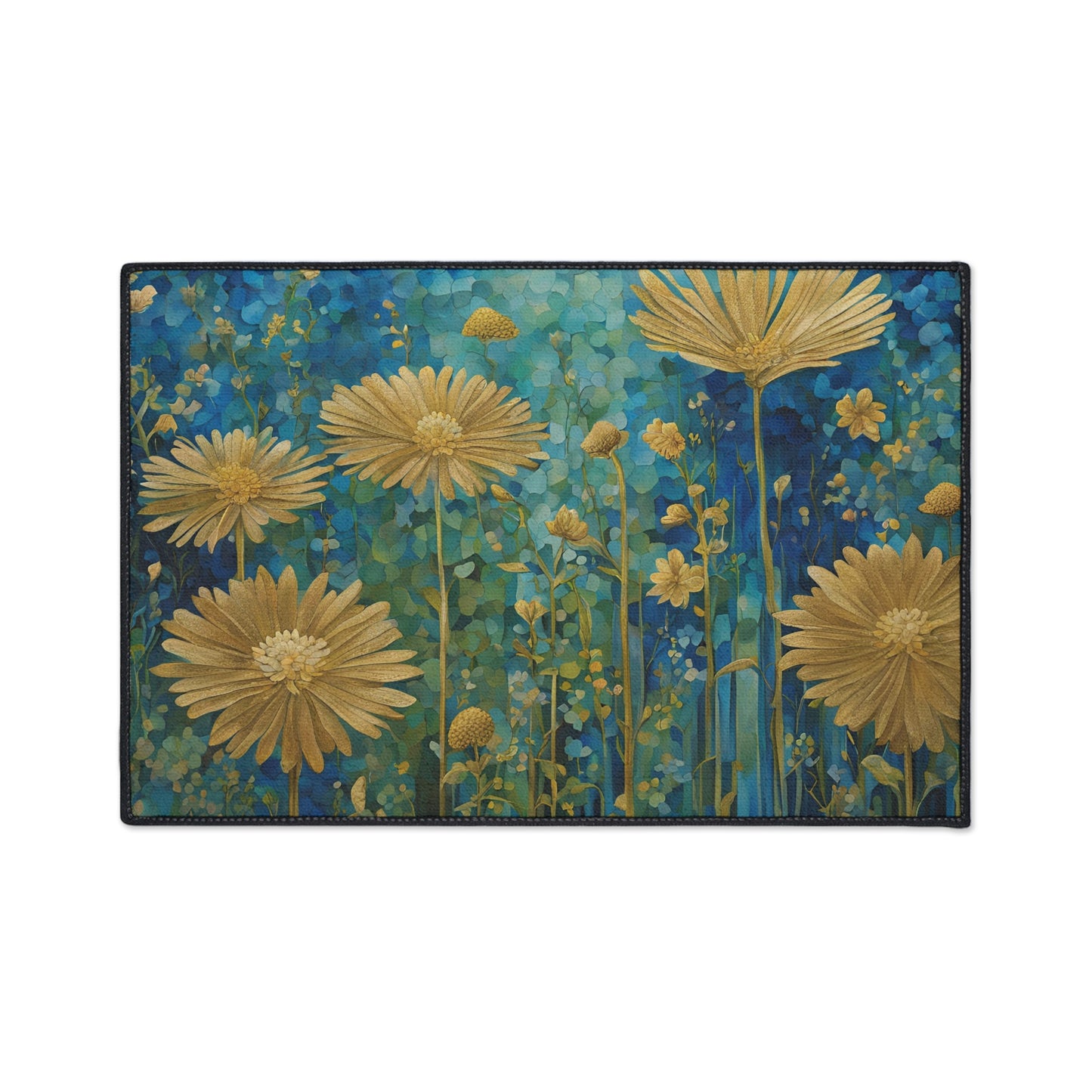 Decorative Heavy Duty Non-Slip Floor Mat Stylish Design Perfect for Entryway Kitchen Décor Garage Rug Coffee Bar Bathroom Floor Door Mat