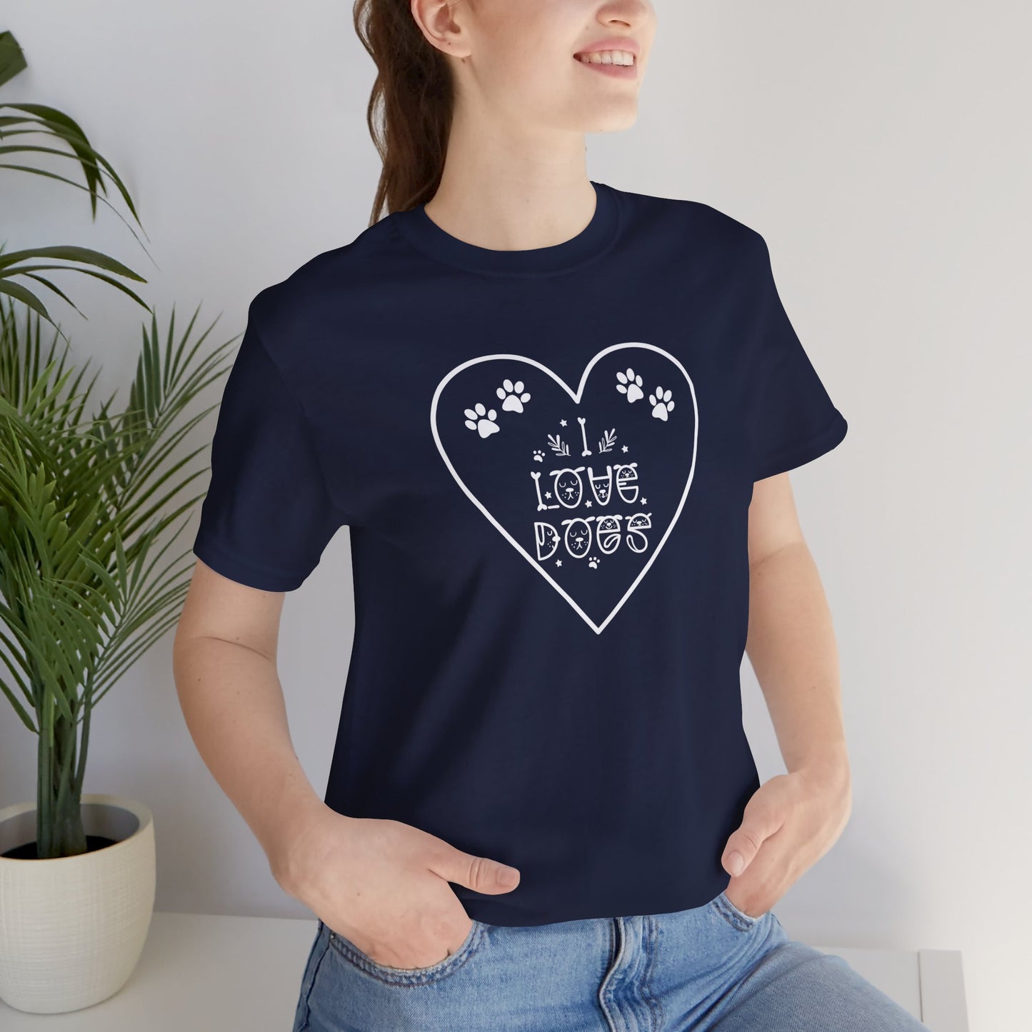 I love Dogs T-shirt | Unisex | Funny | Dog Lover | Pet Lover | Animal Lover | Dog Heart |