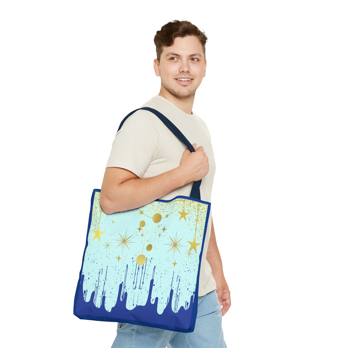 Star Tote Bag | Carryall | Abstract | Modern Art | Twinkling | Sparkle | Bling |