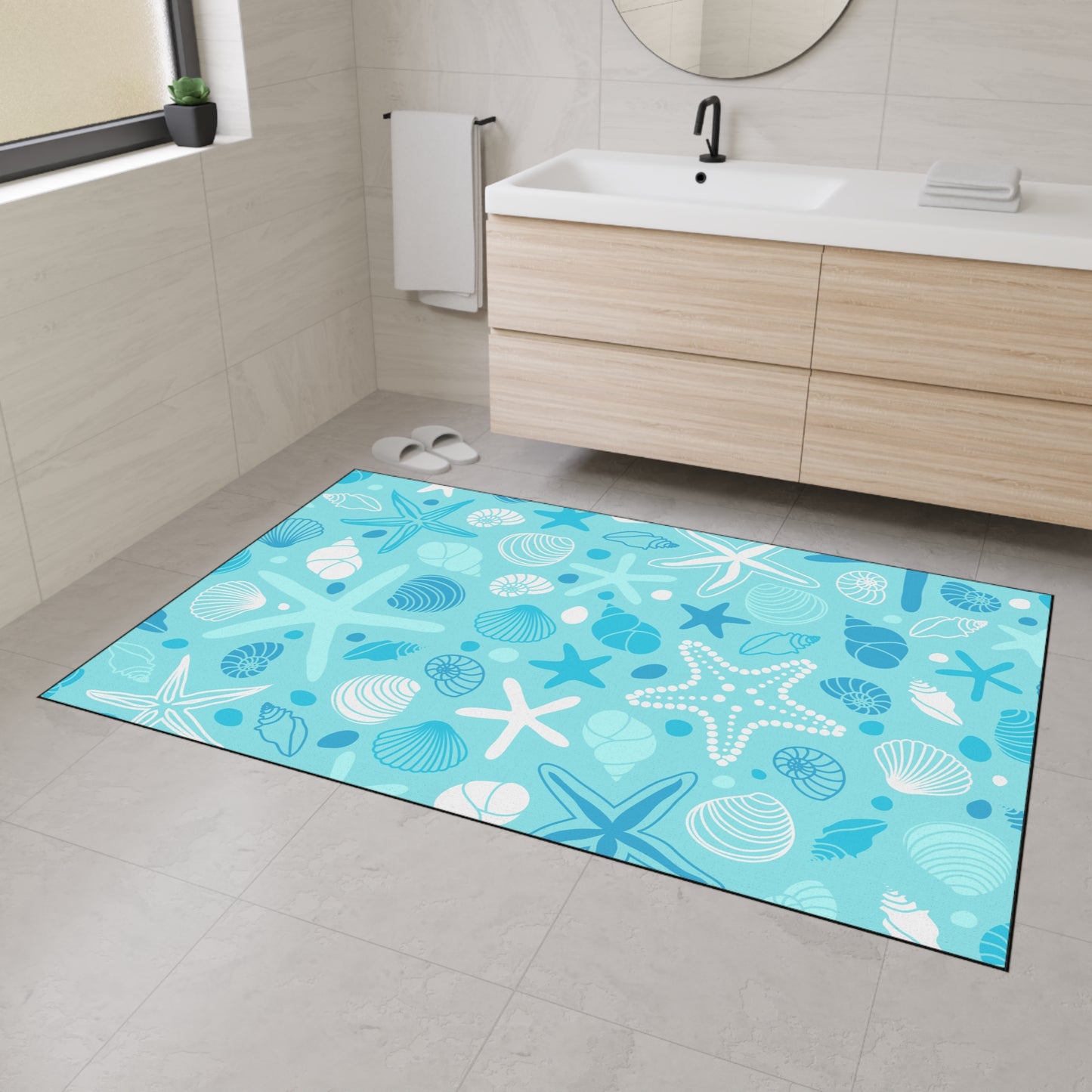 Decorative Heavy Duty Non-Slip Floor Mat Stylish Design Perfect for Entryway Kitchen Décor Garage Rug Coffee Bar Bathroom Floor Door Mat