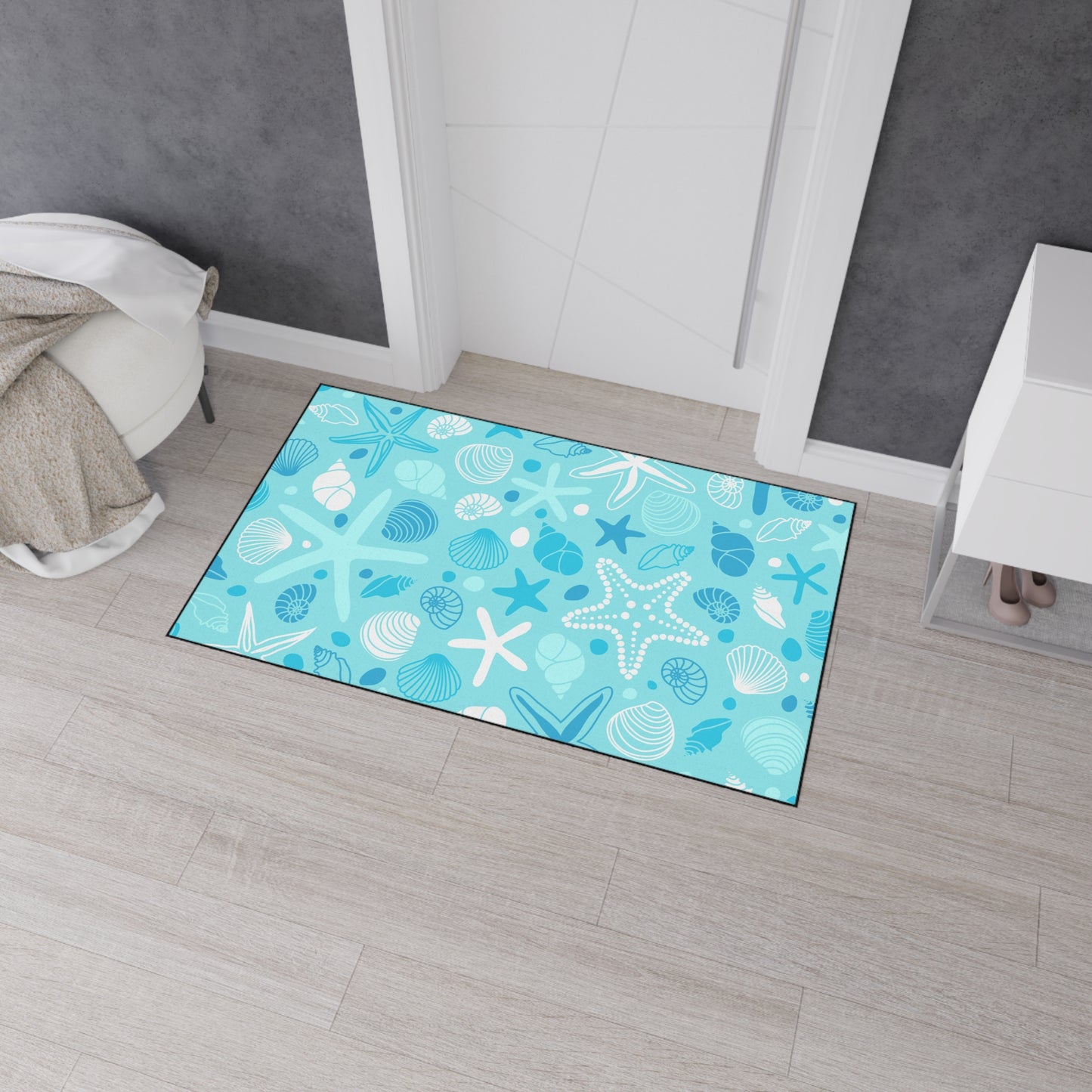 Decorative Heavy Duty Non-Slip Floor Mat Stylish Design Perfect for Entryway Kitchen Décor Garage Rug Coffee Bar Bathroom Floor Door Mat