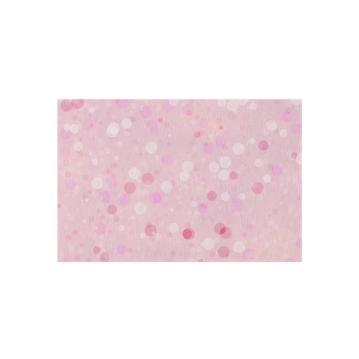 Pink Chenille Outdoor Rug with No-Skid Backing Cozy Outdoor Carpet Patio Decor Gazebo Rug Pool Area Decor Outdoor Kitchen Carpet