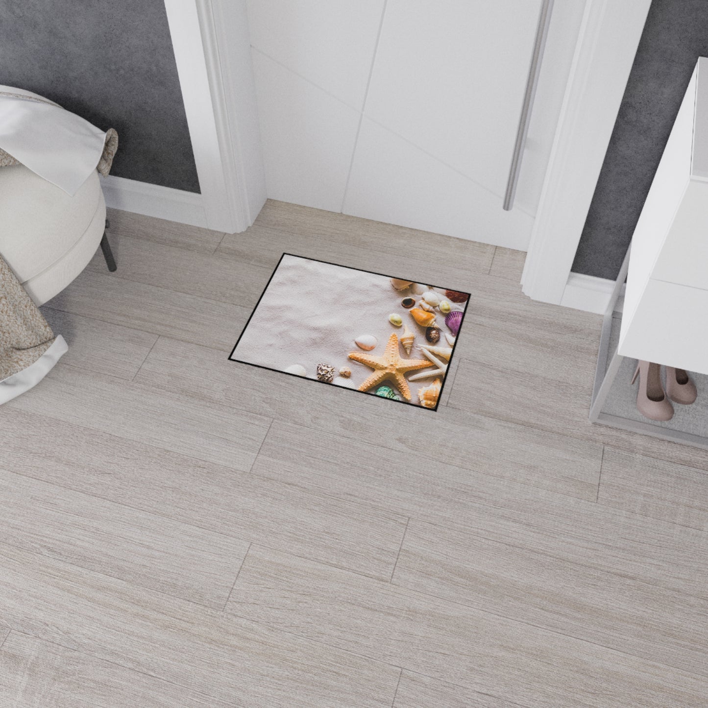 Decorative Heavy Duty Non-Slip Floor Mat Stylish Design Perfect for Entryway Kitchen Décor Garage Rug Coffee Bar Bathroom Floor Door Mat